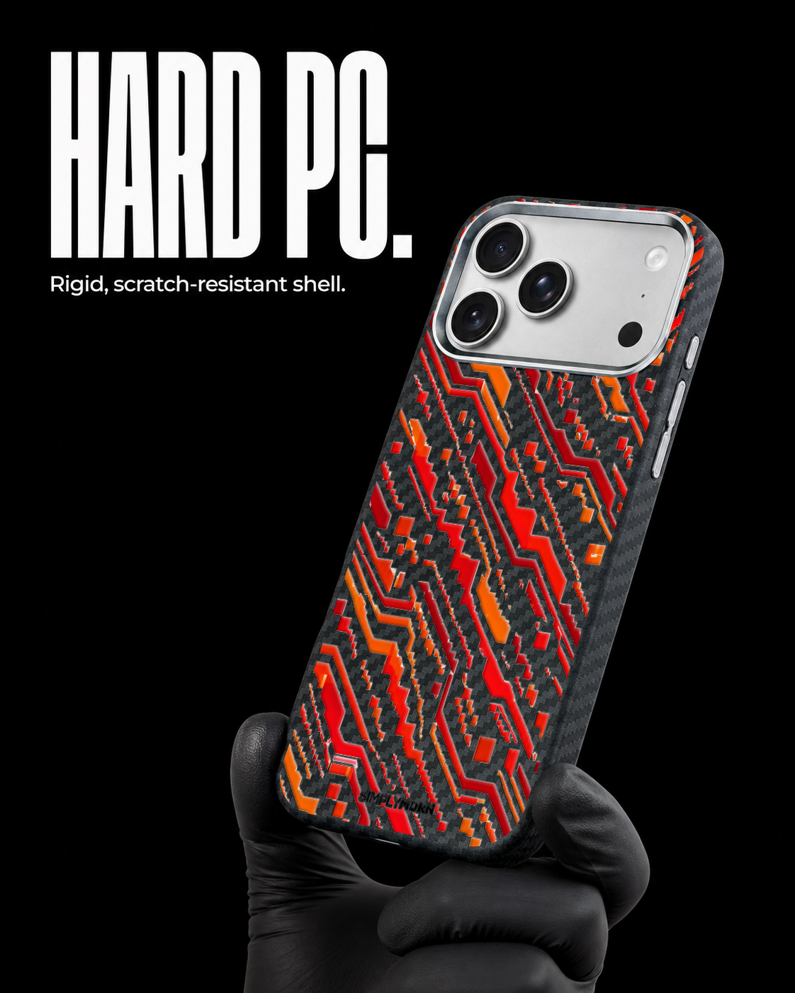 EMBER FORGE Carbon S1 iPhone 17 Pro case - product view 3