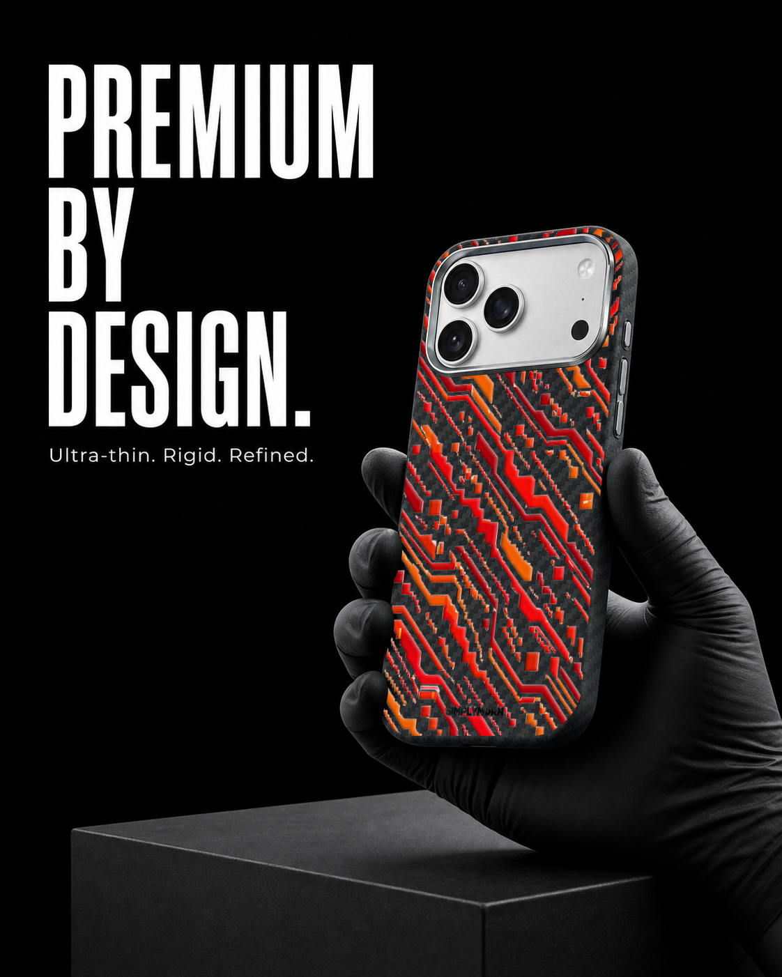 EMBER FORGE Carbon S1 iPhone 17 Pro case - product view 7