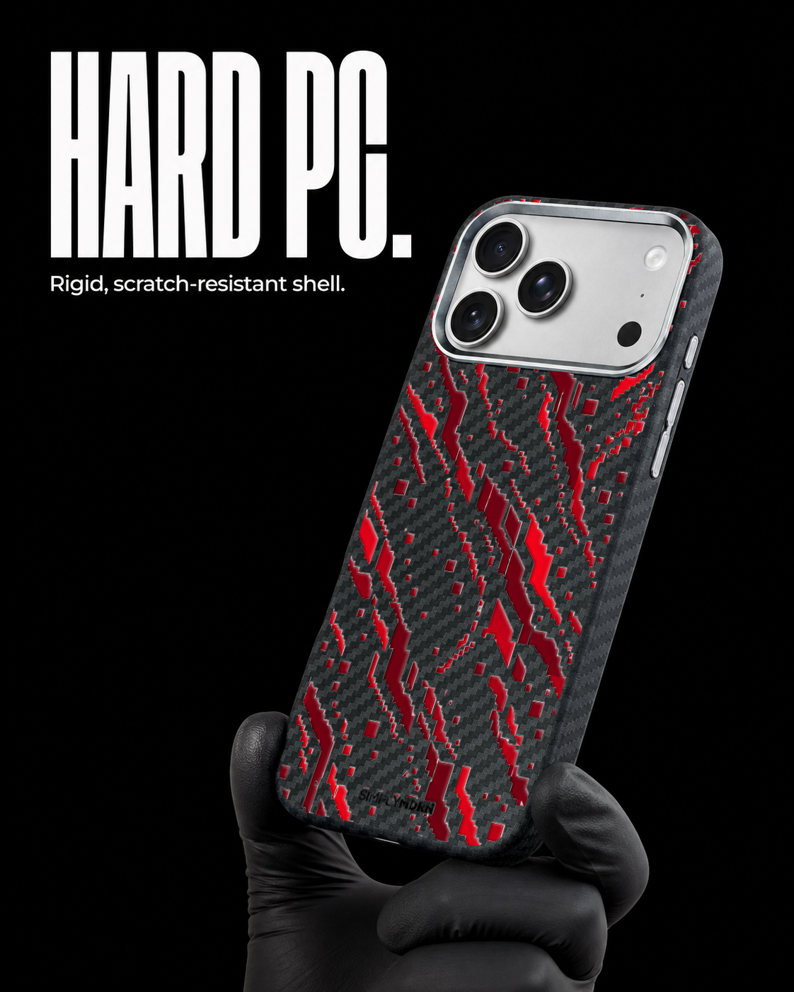 CRIMSON RIFT Carbon S1 iPhone 17 Pro case - product view 3