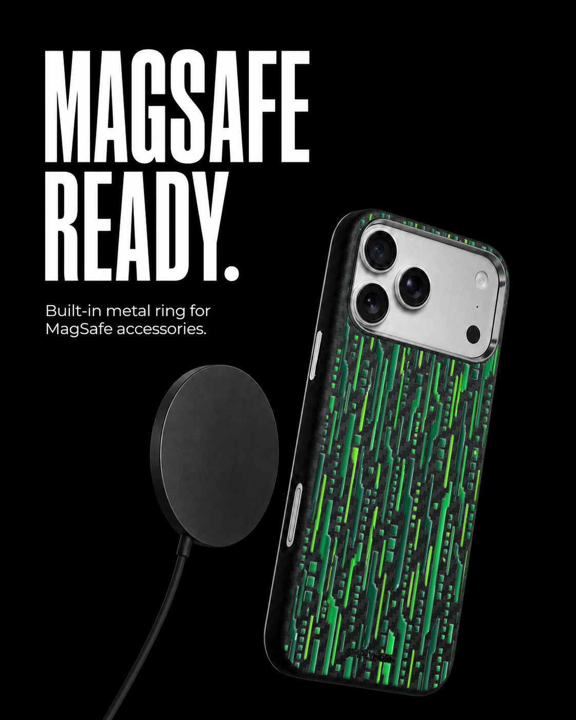 TOXIC ARRAY Carbon S1 iPhone 17 Pro case - product view 5