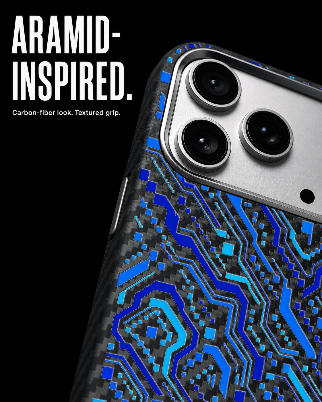 POLAR MAZE Carbon S1 iPhone 17 Pro case - product view 4