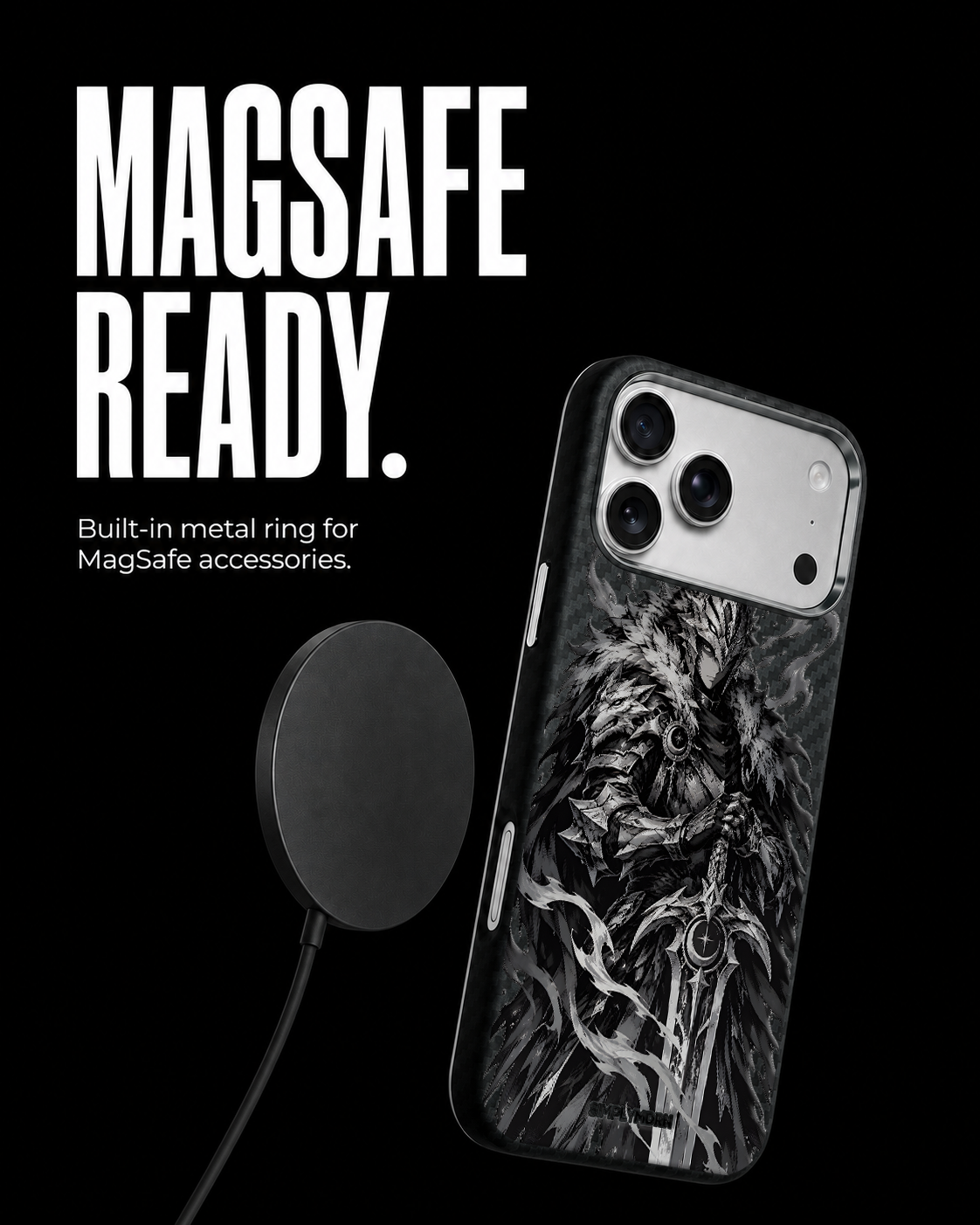 LUPHIR Carbon S1 iPhone 17 Pro case - product view 5