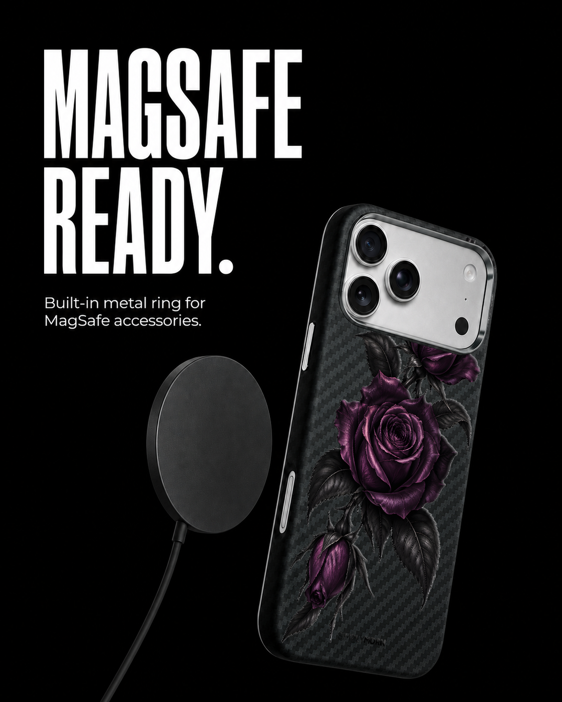 VELORA Carbon S1 iPhone 17 Pro case - product view 5