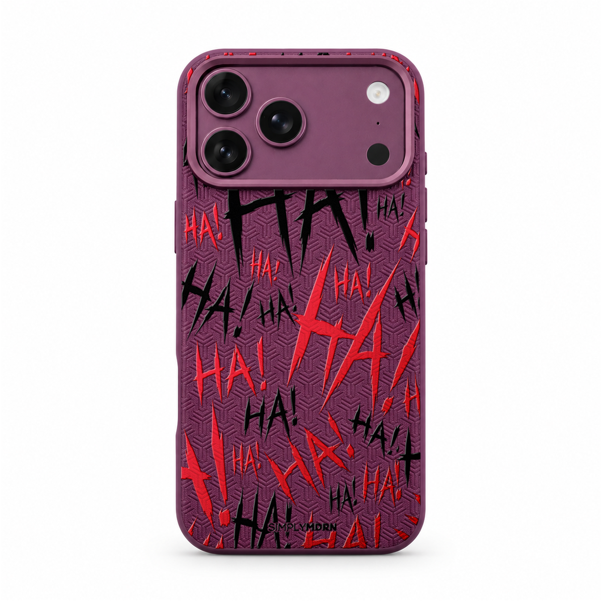 JOKESTER ROSSO LeatherX case in Plum, representative iPhone Pro-style template, view 1