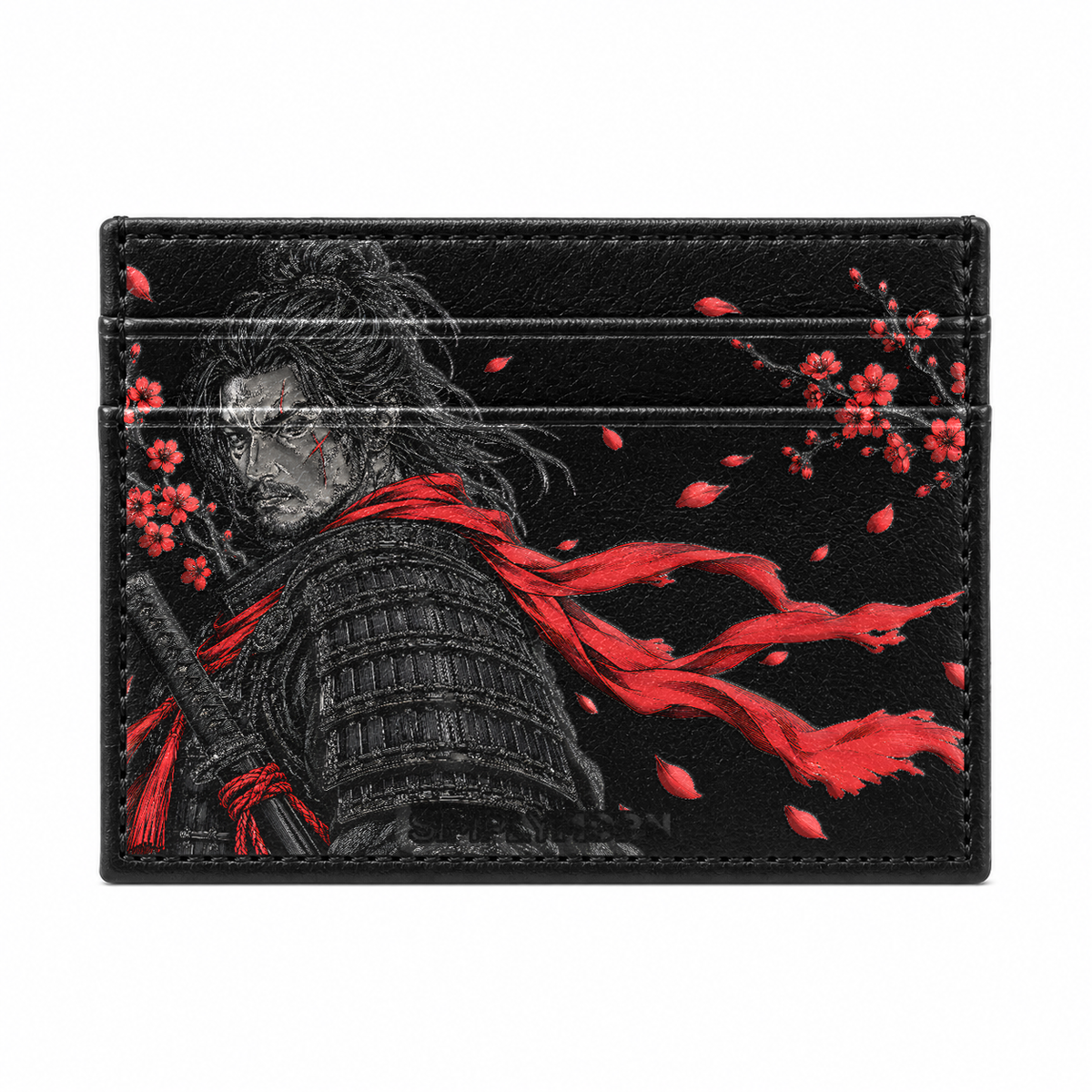 Scarlet Resolve Card Wallet - front view