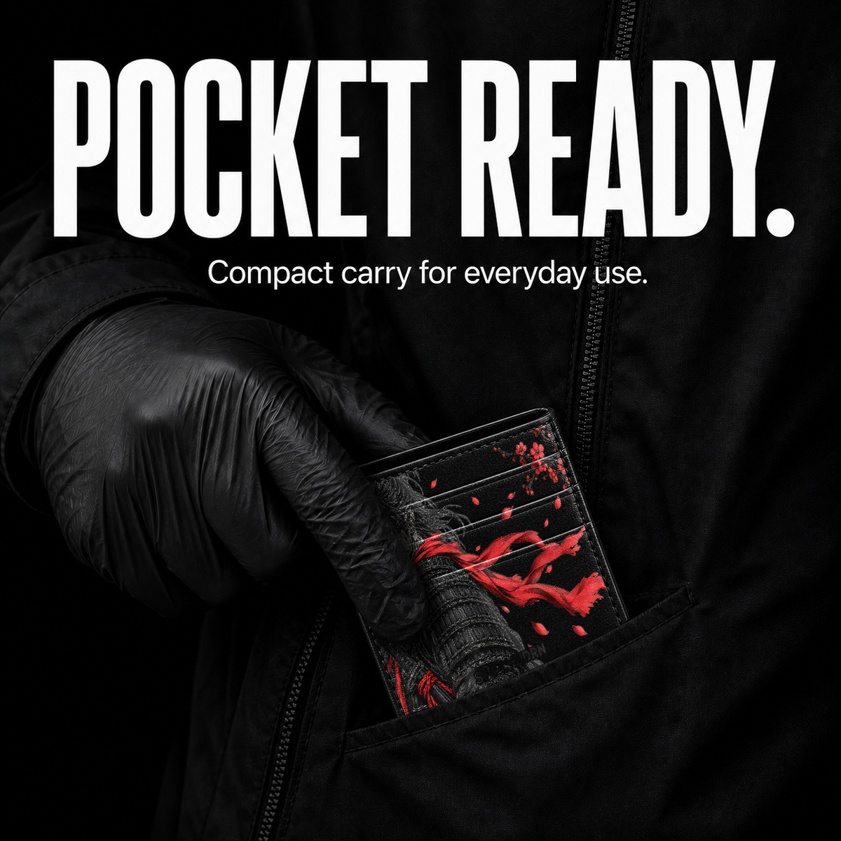 Scarlet Resolve Card Wallet - pocket carry