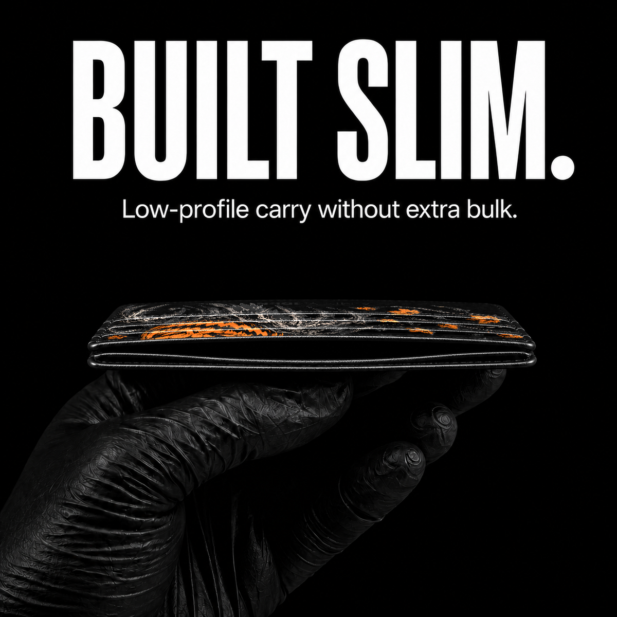 Ember Grin Card Wallet - slim profile