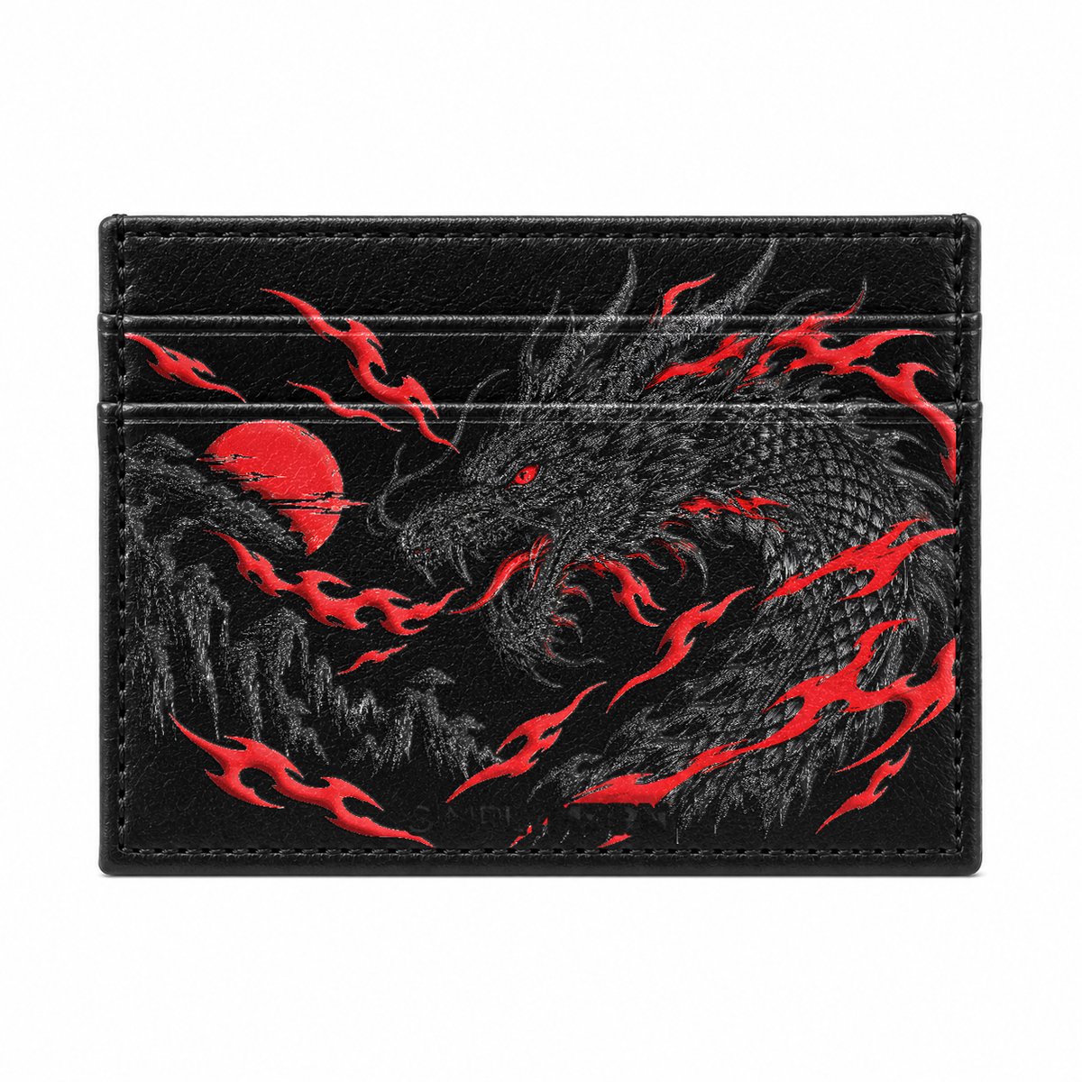 Crimson Talon Card Wallet - front view