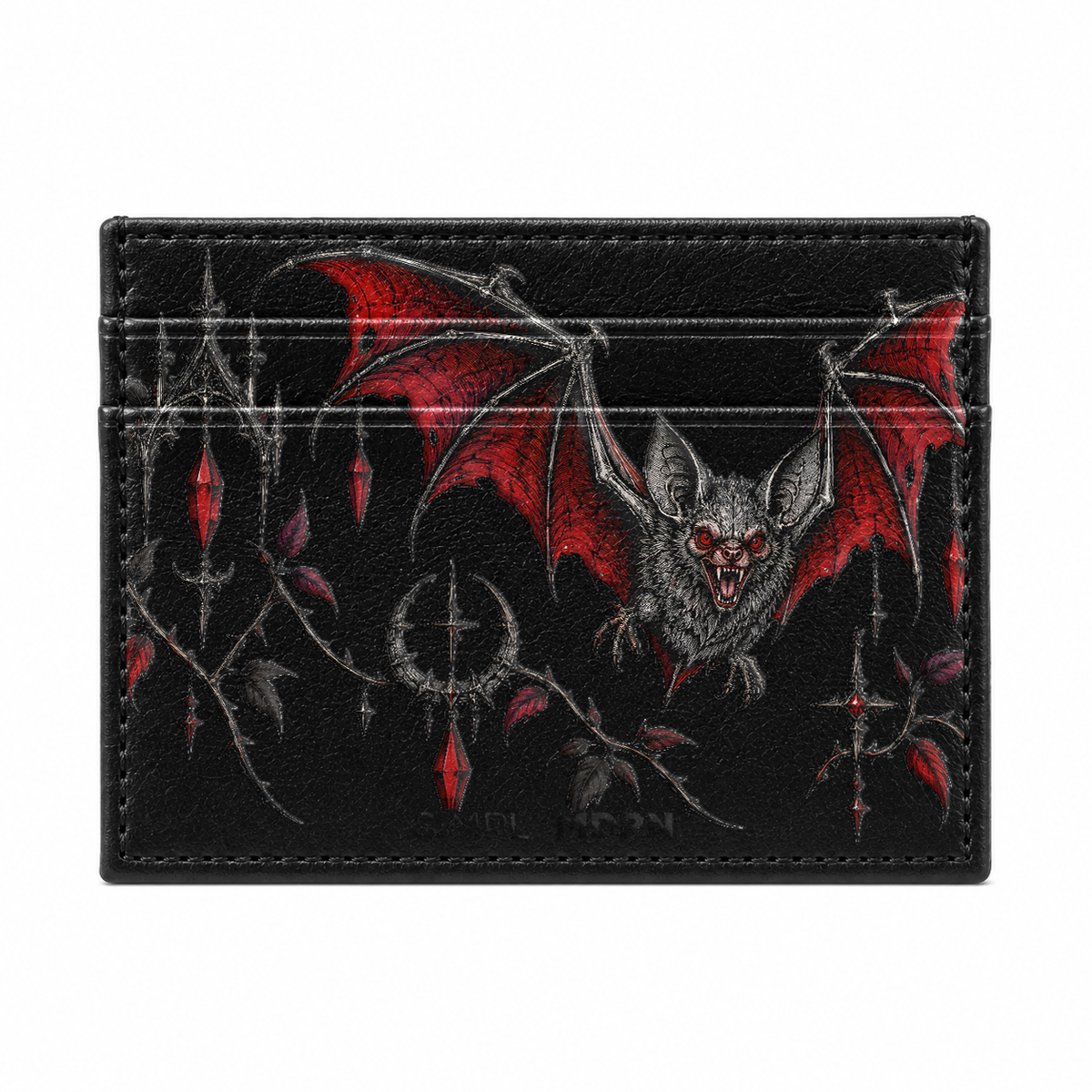 Crimson Vestry Card Wallet - front view