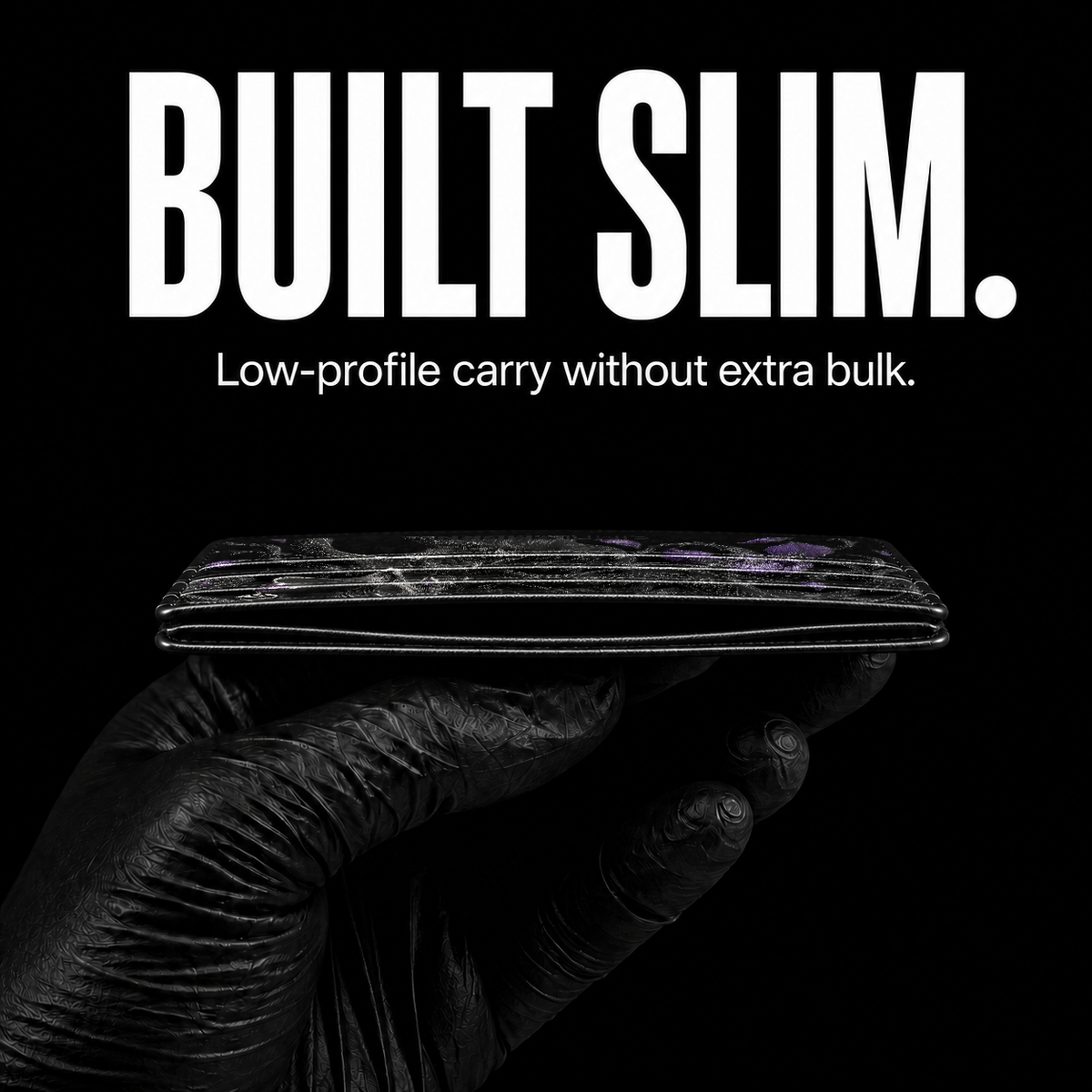 Violet Secret Card Wallet - slim profile