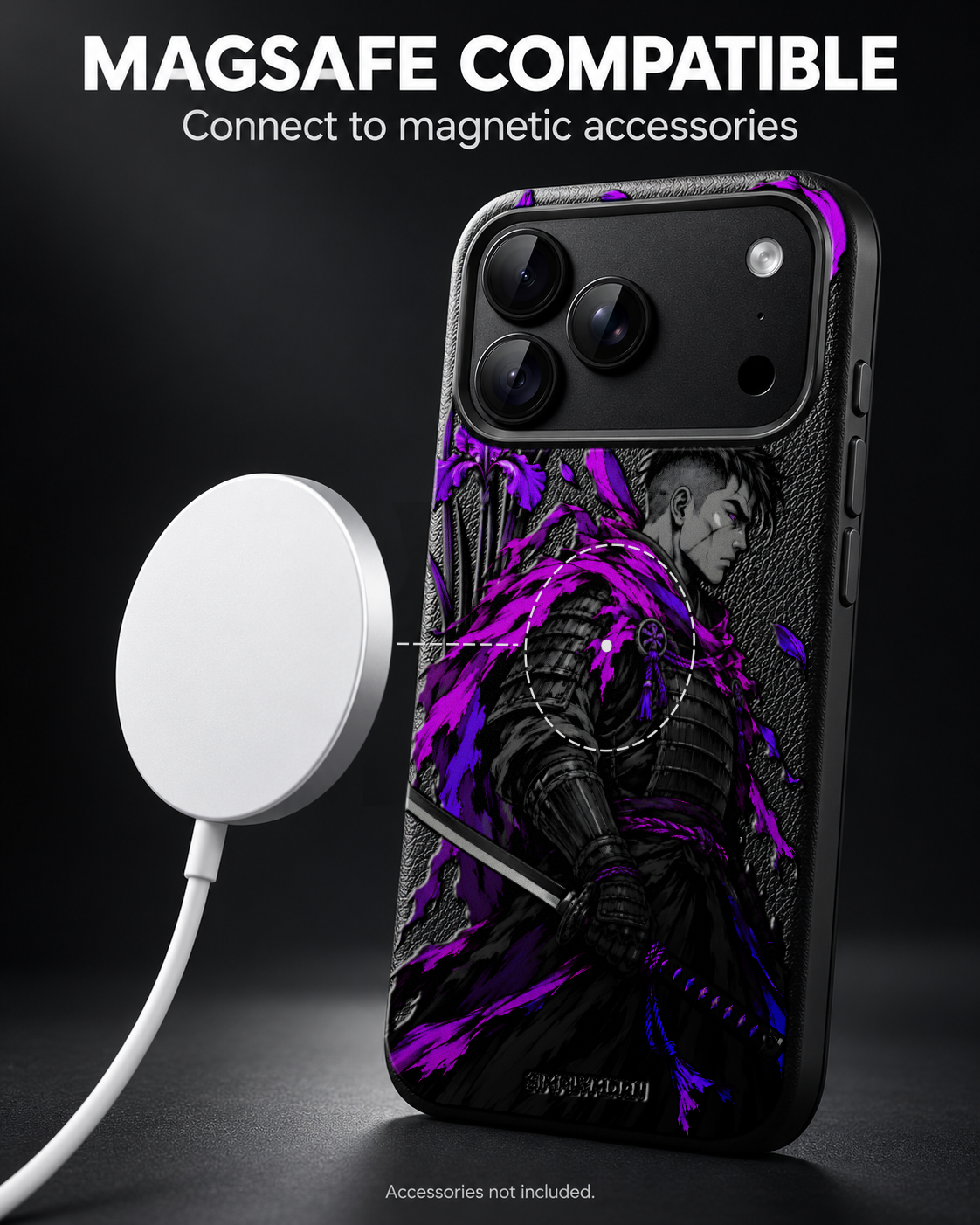 Violet Edge Grain Series case, representative view 3