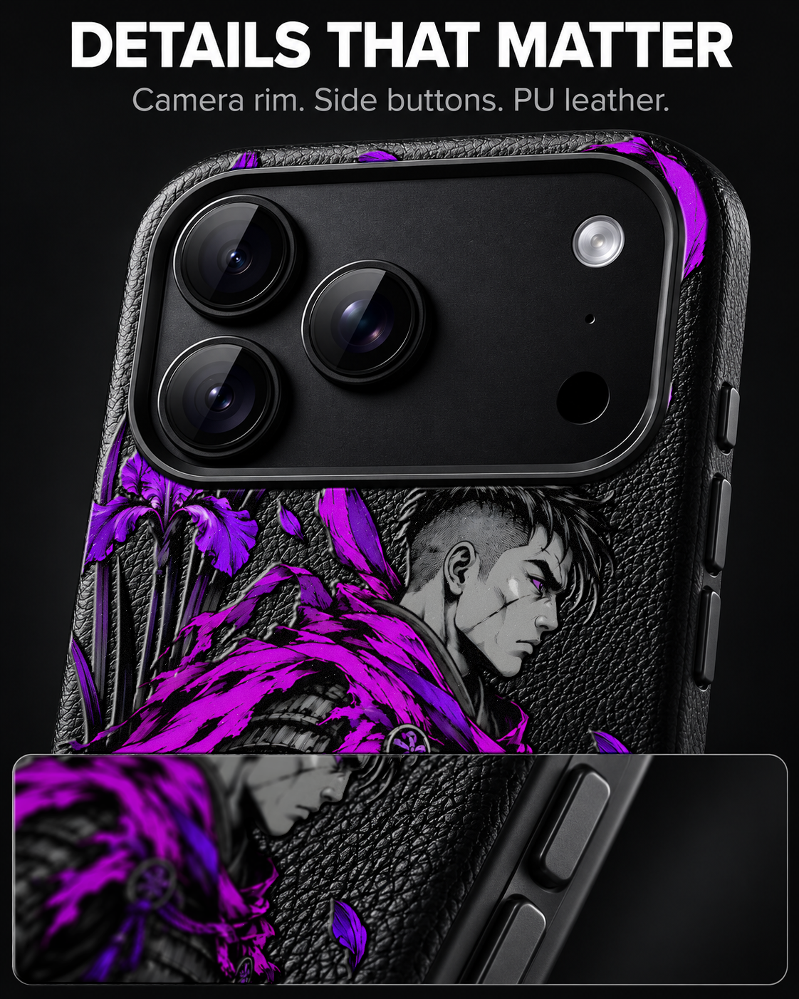 Violet Edge Grain Series case, representative view 4