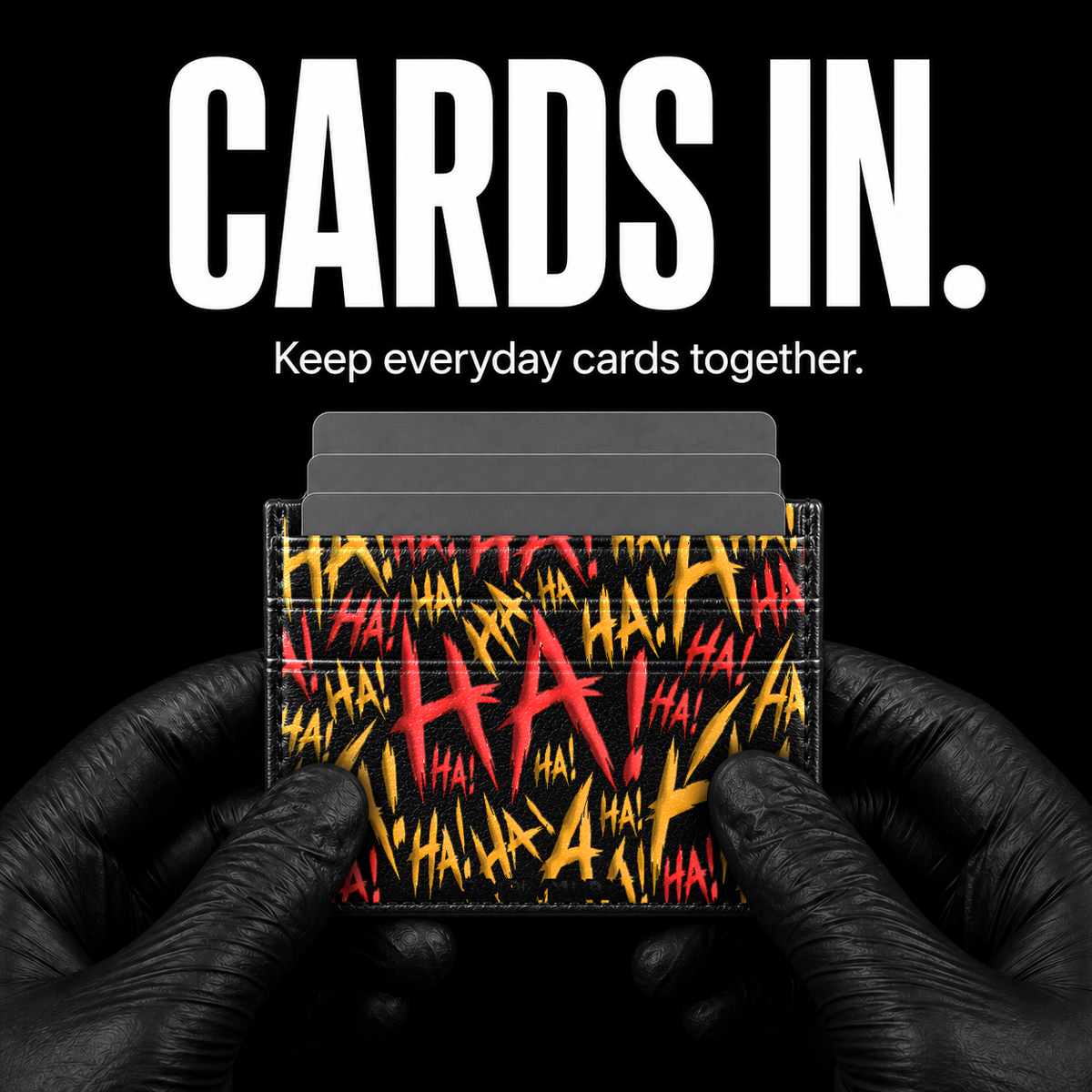 JOKESTER VERMILLON Card Wallet - card storage