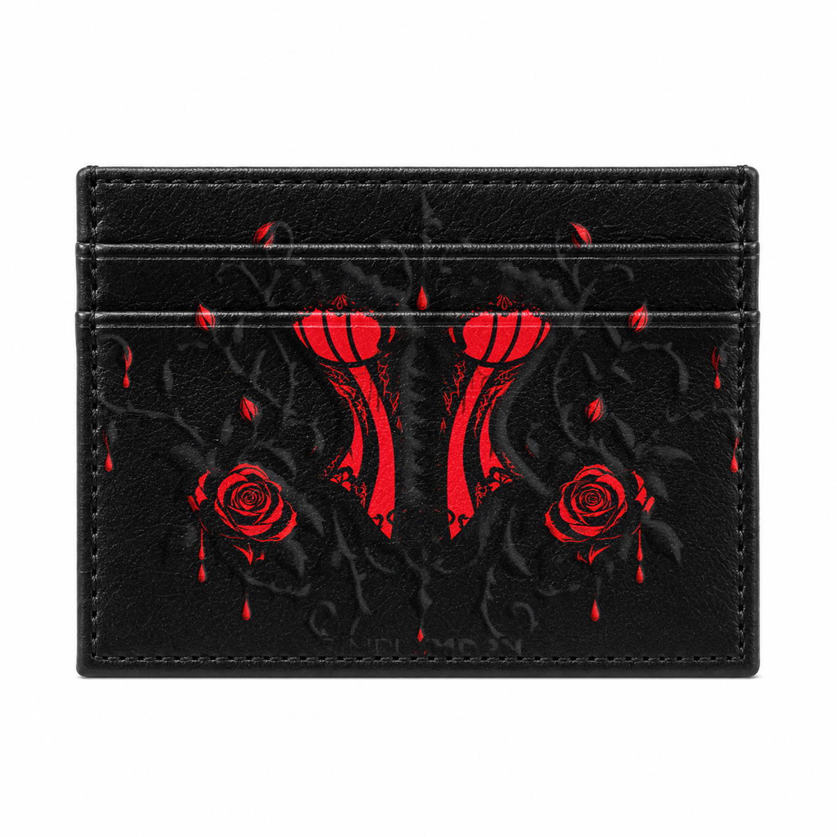 THORN CORSET Card Wallet - front view