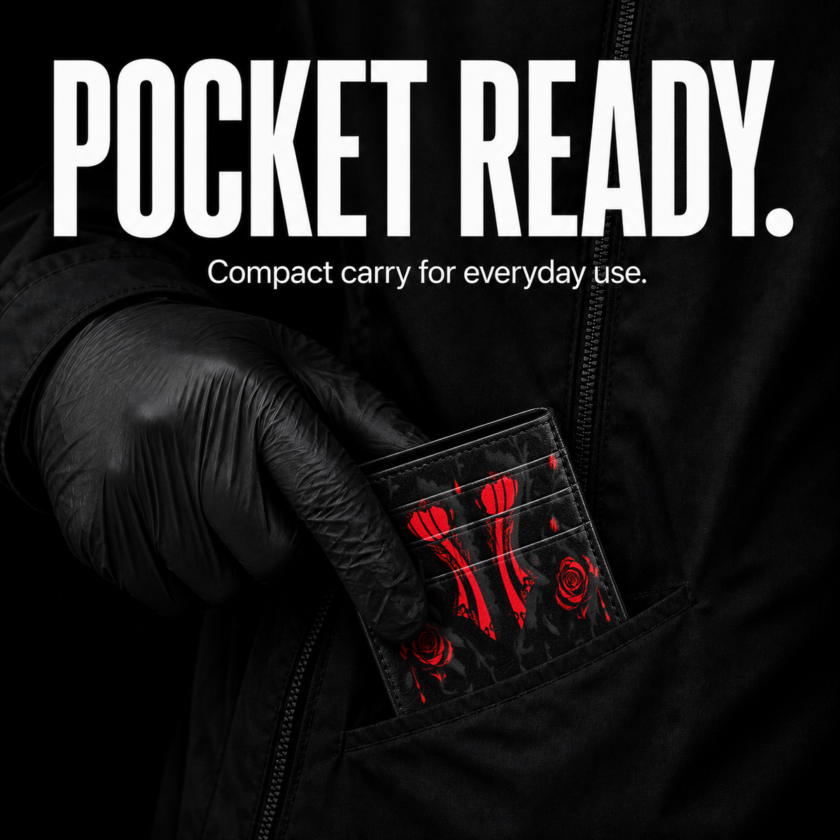 THORN CORSET Card Wallet - pocket carry