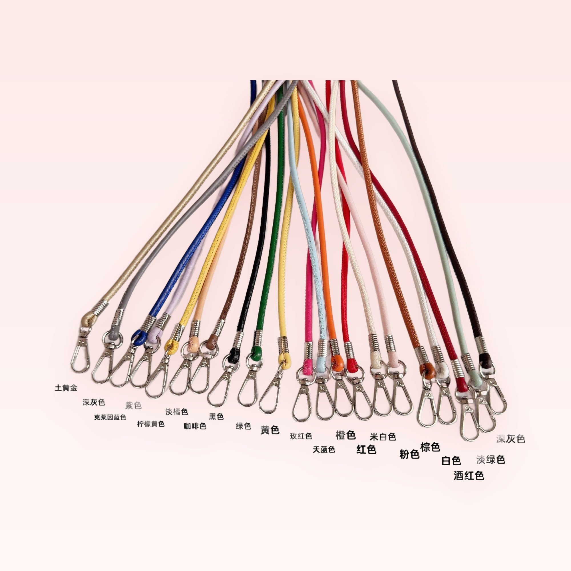 Colorful Braided Rope Phone Charm Lanyard | Aesthetic Wrist Strap with Metal Clasp