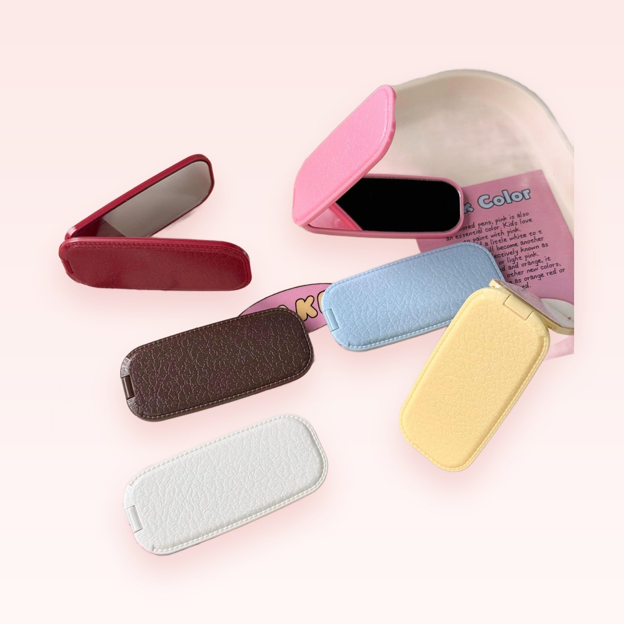 Pastel Rectangle Phone Grip | Cute Foldable Pop Socket Stand