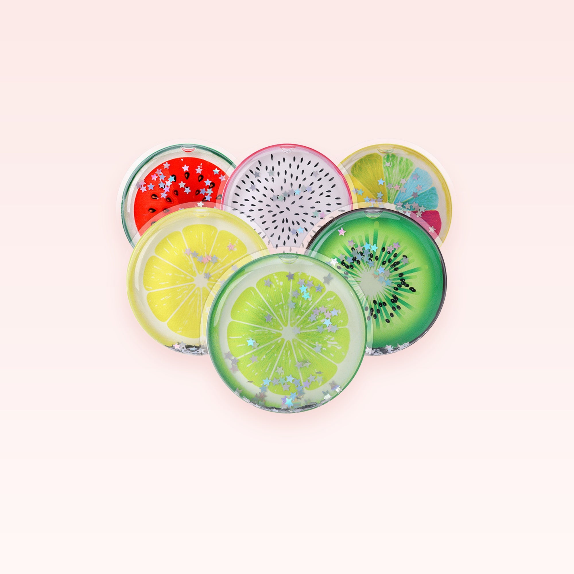 Fruity Glitter Phone Grip | Kawaii Pop Socket Stand