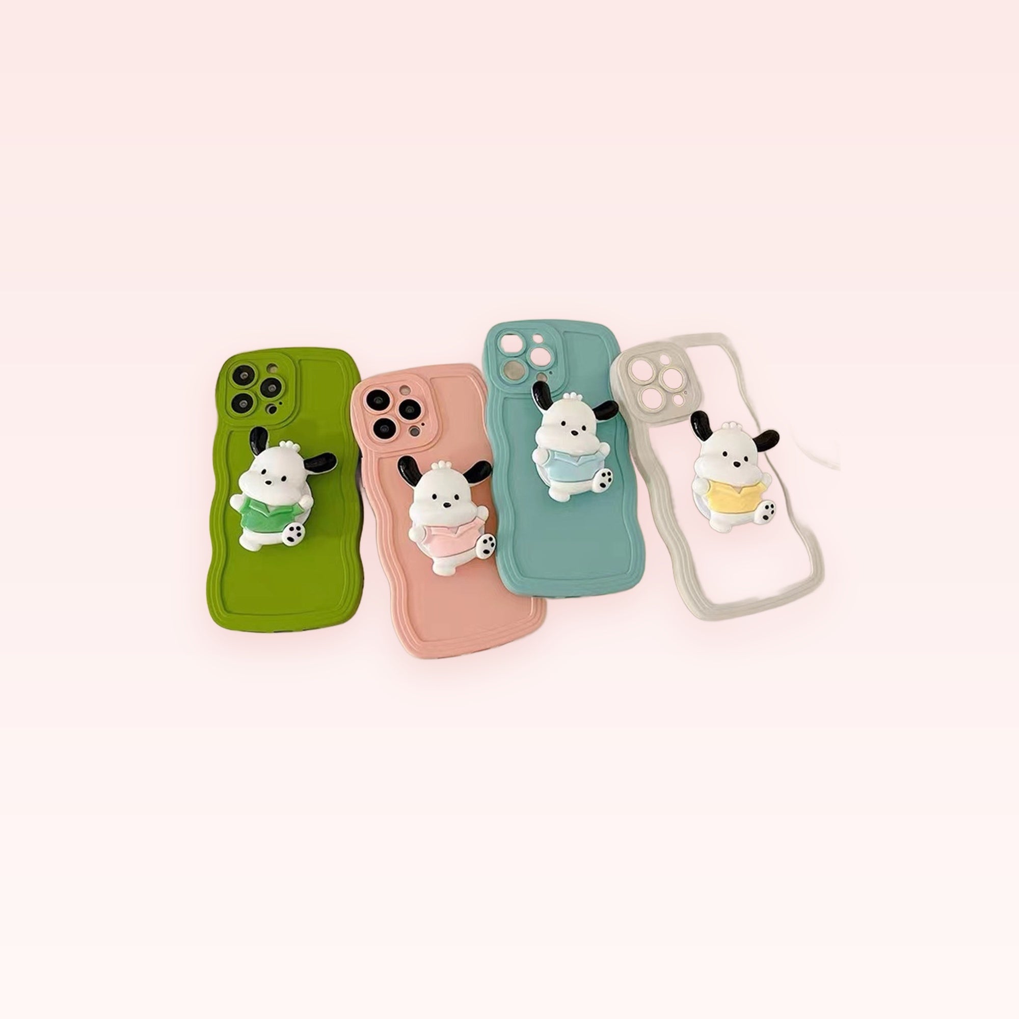 Kawaii Puppy Phone Grip Stand | Cute 3D Cartoon Phone Holder