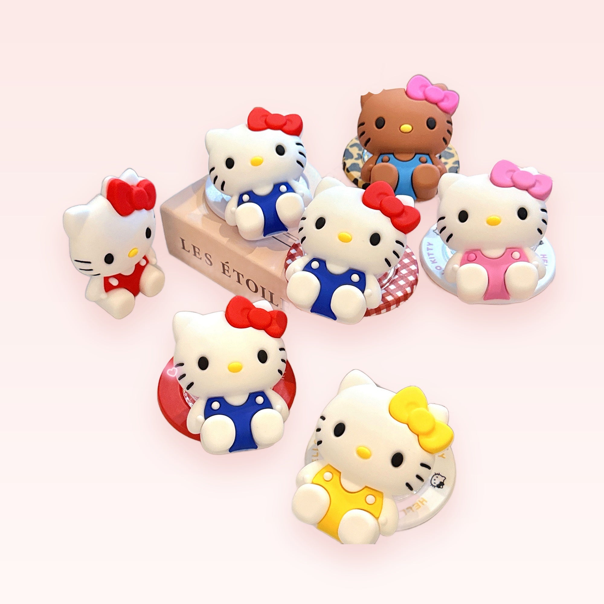 Kawaii Hello Kitty Magnetic Phone Grip | Cute Silicone Pop Socket Stand
