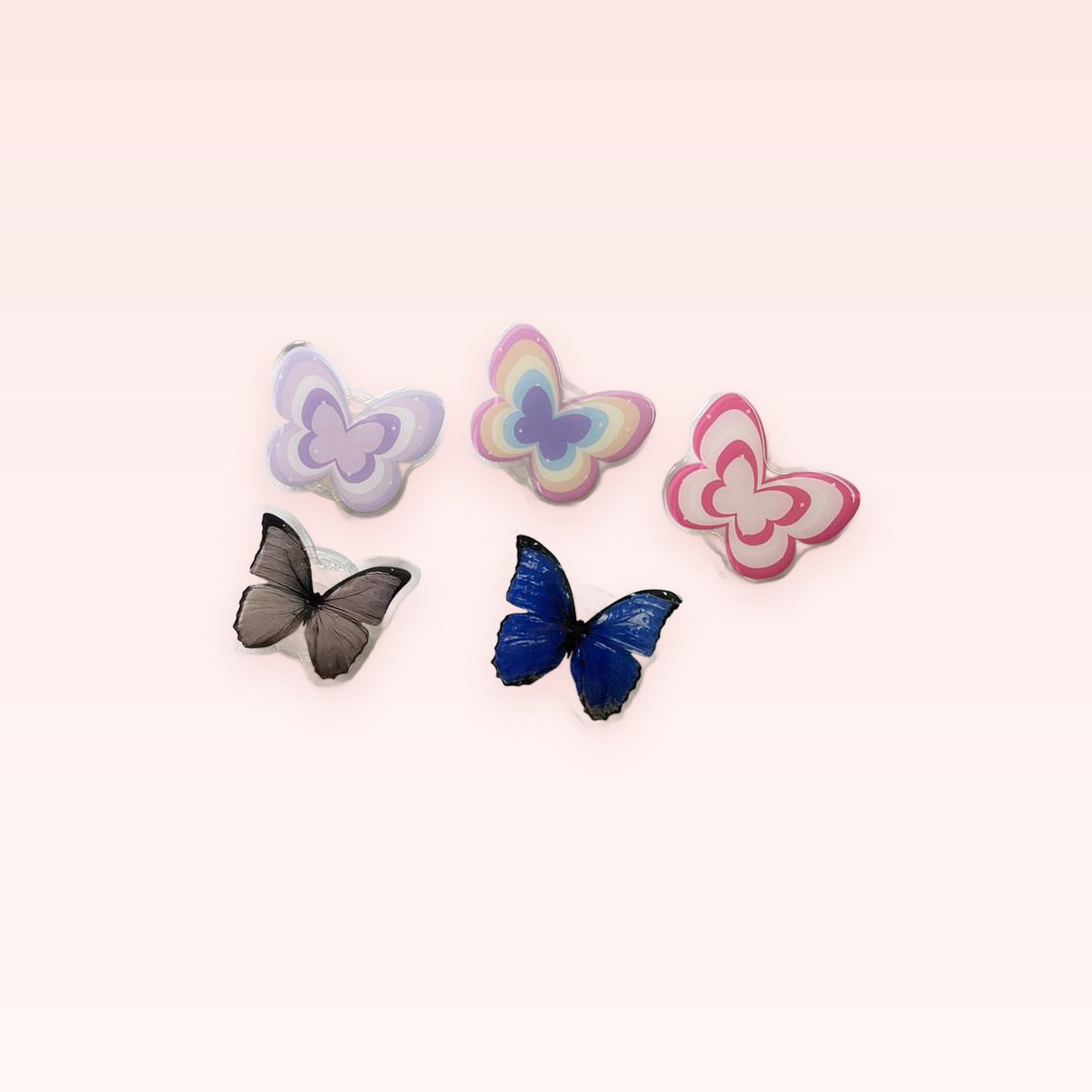 Cute Butterfly Phone Grip | Kawaii Pop-Up Phone Holder Stand