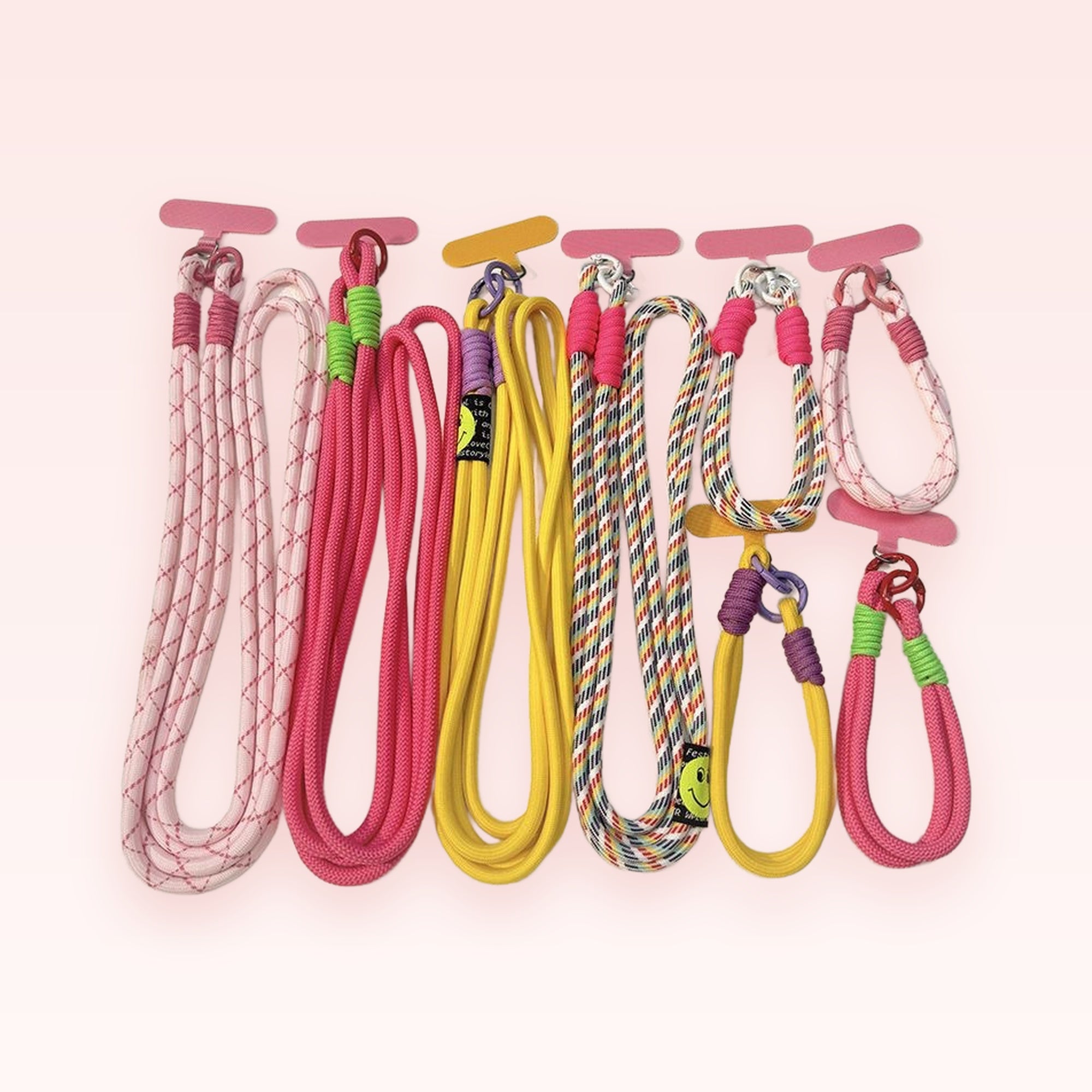 Colorful Braided Rope Phone Charm Lanyard | Aesthetic Wrist Strap for Phone