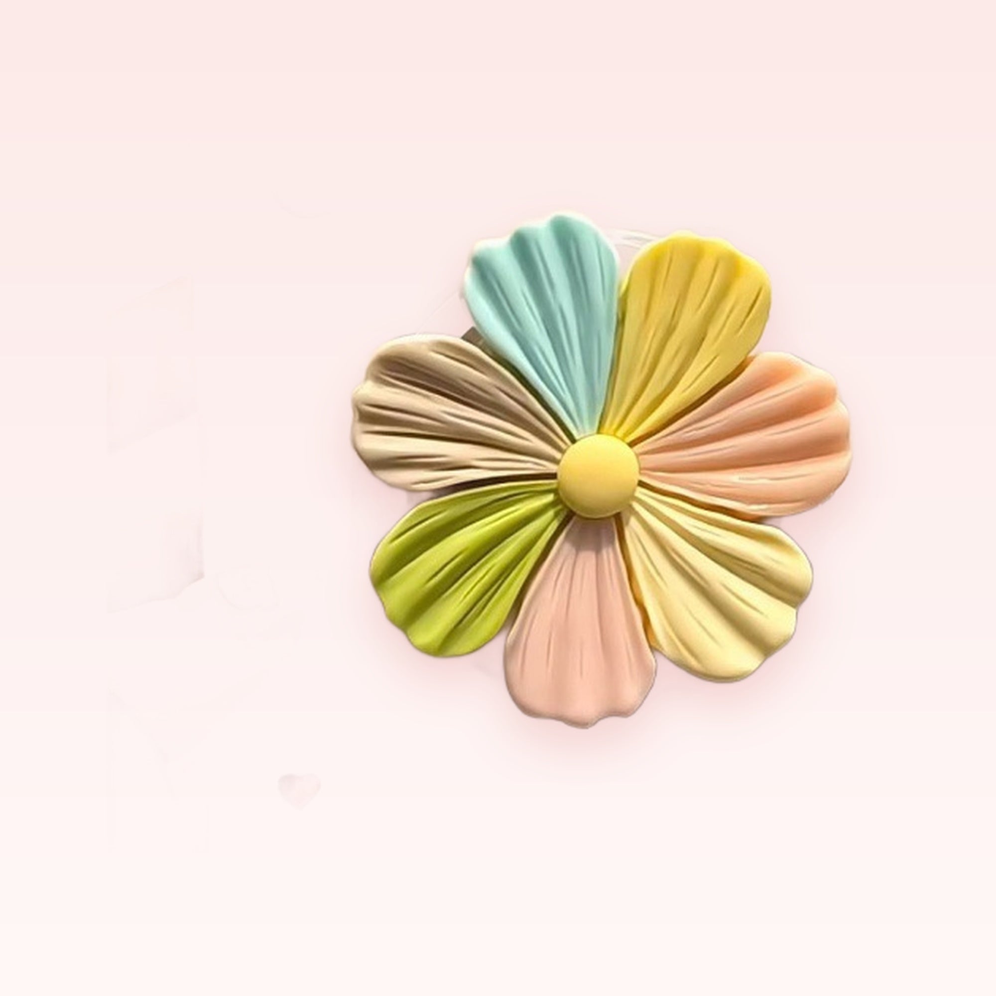 Pastel Rainbow Flower Phone Grip | Cute Floral Pop Socket Stand