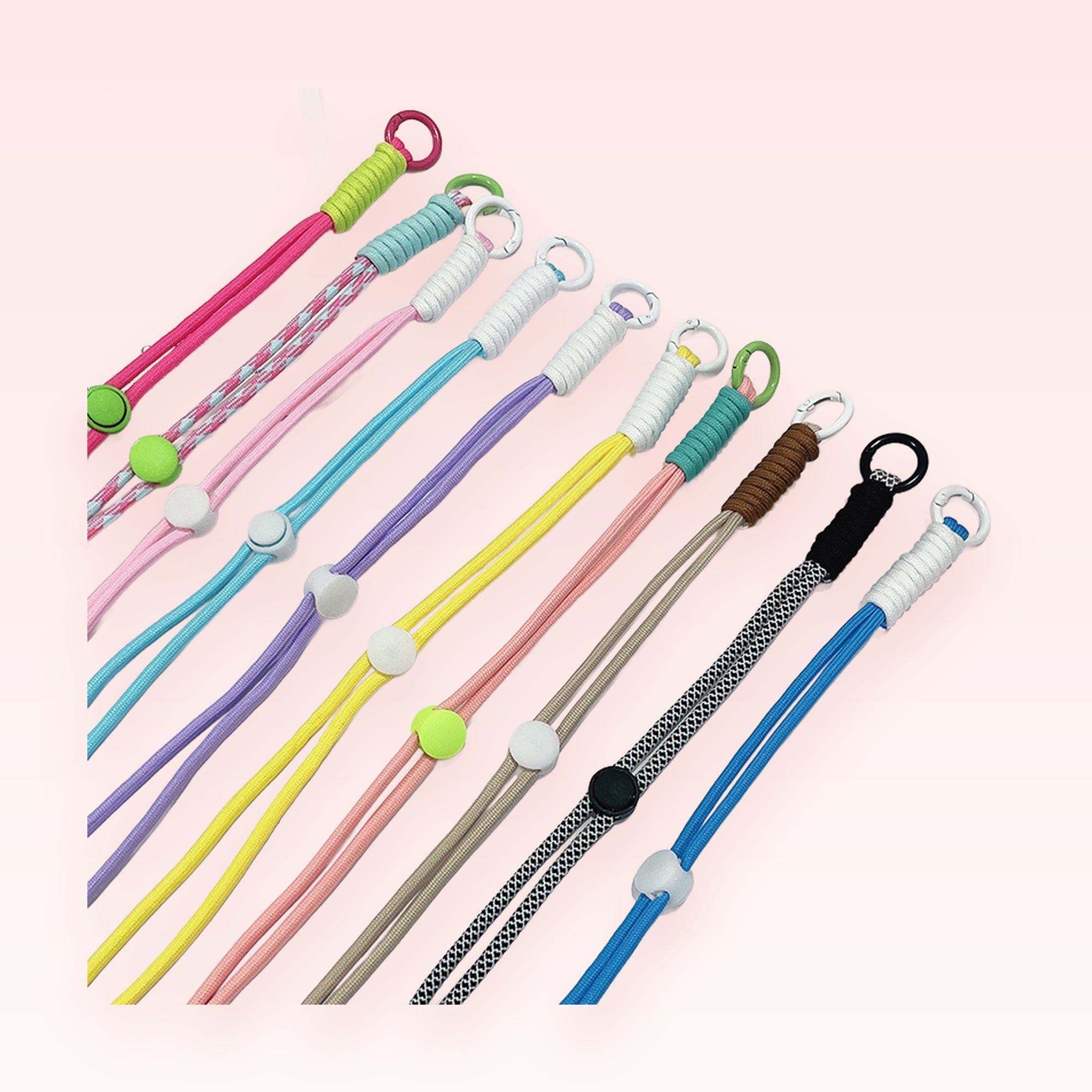 Colorful Adjustable Phone Lanyard | Cute Mask Strap with Cord Lock
