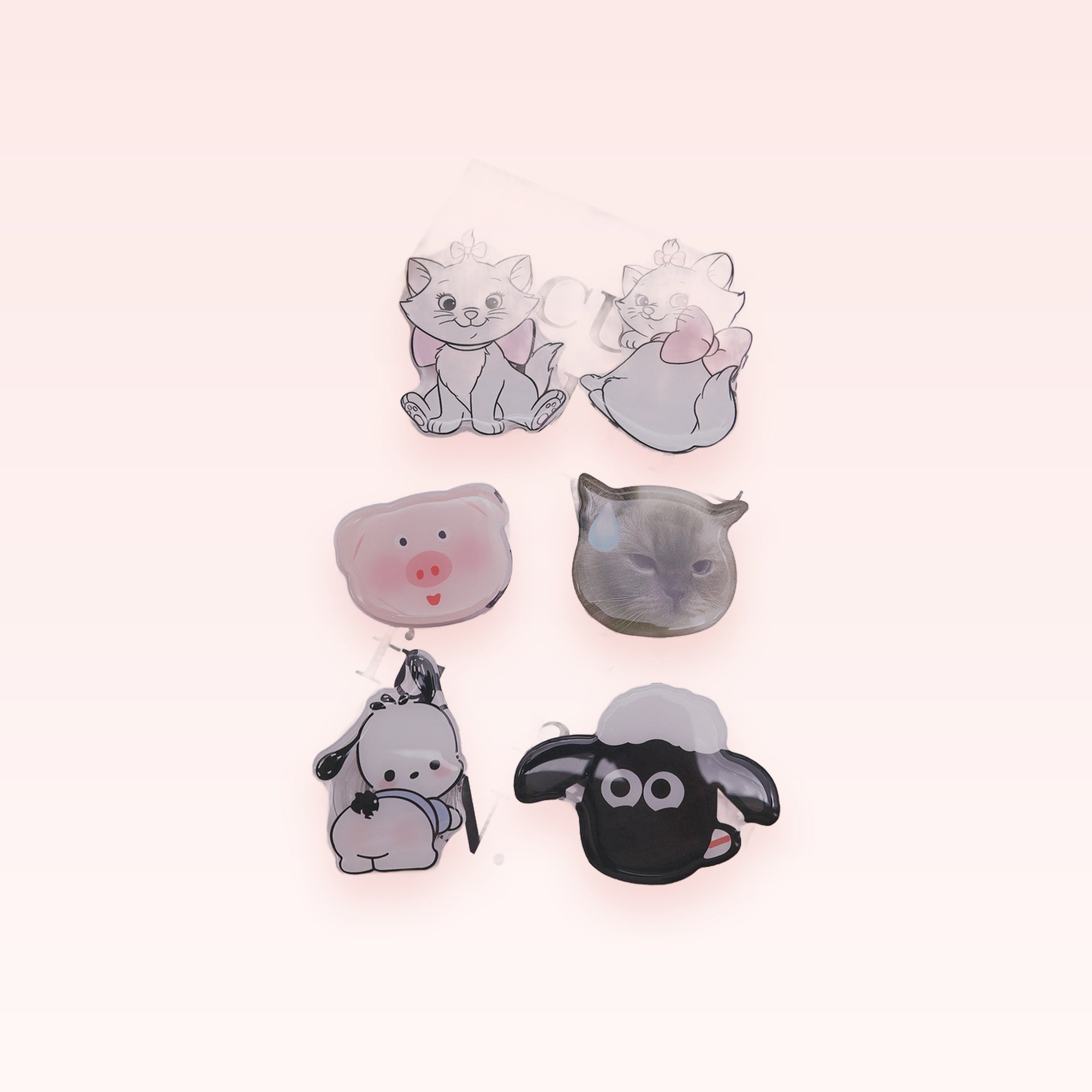 Cute Animal Phone Grip Stand | Kawaii Pop Socket Holder