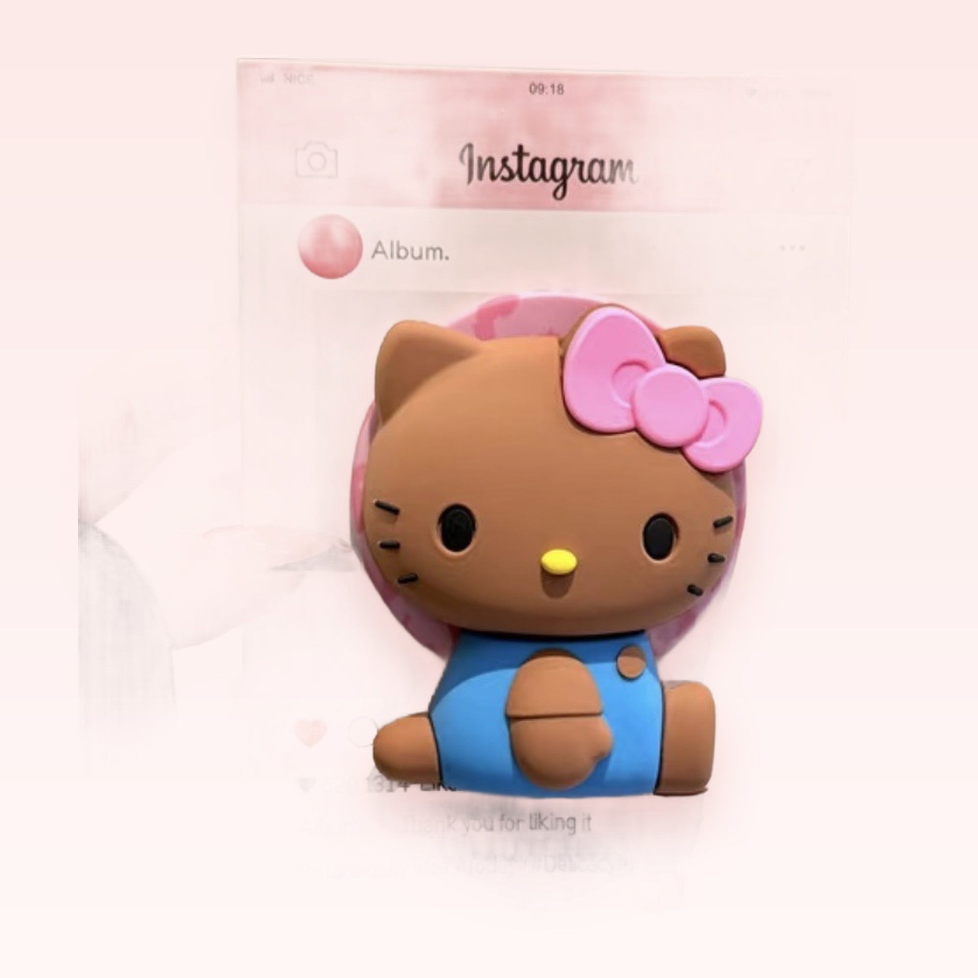 Cute Hello Kitty Silicone Phone Grip | Kawaii Pop Socket Stand for iPhone