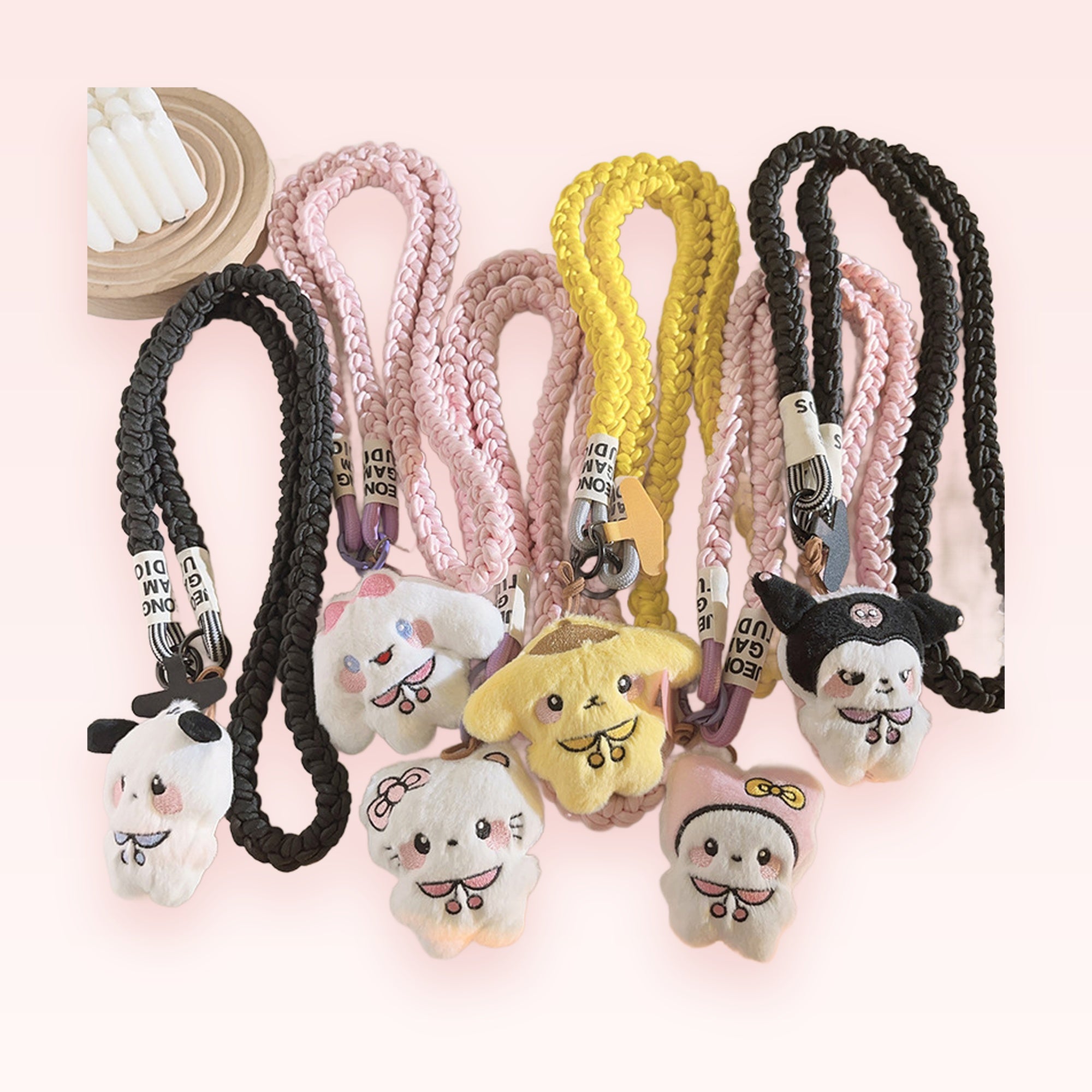 SIMPLYBUBBI — Braided Plushie Animal Lanyards | Cute Wrist & Neck Straps