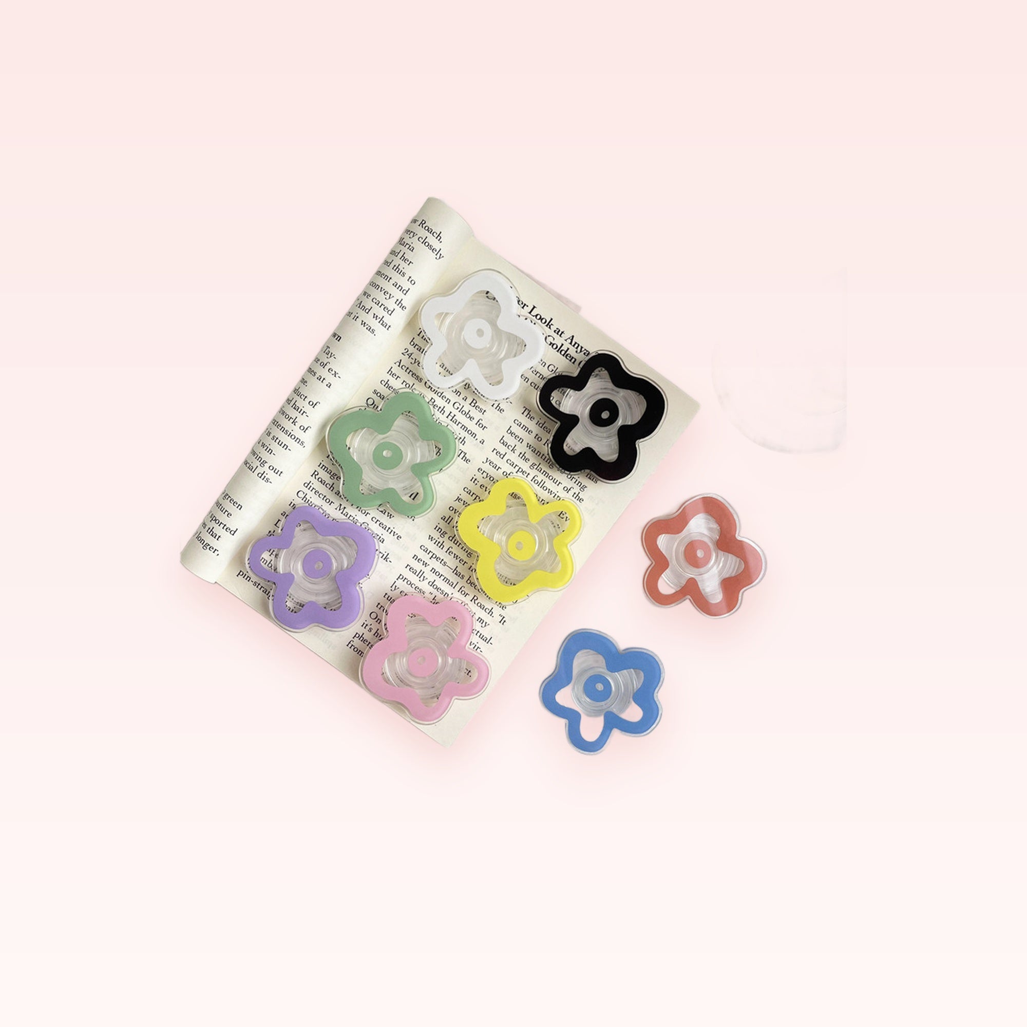 Cute Flower Phone Grip Holder | Kawaii Pastel Pop Socket Stand