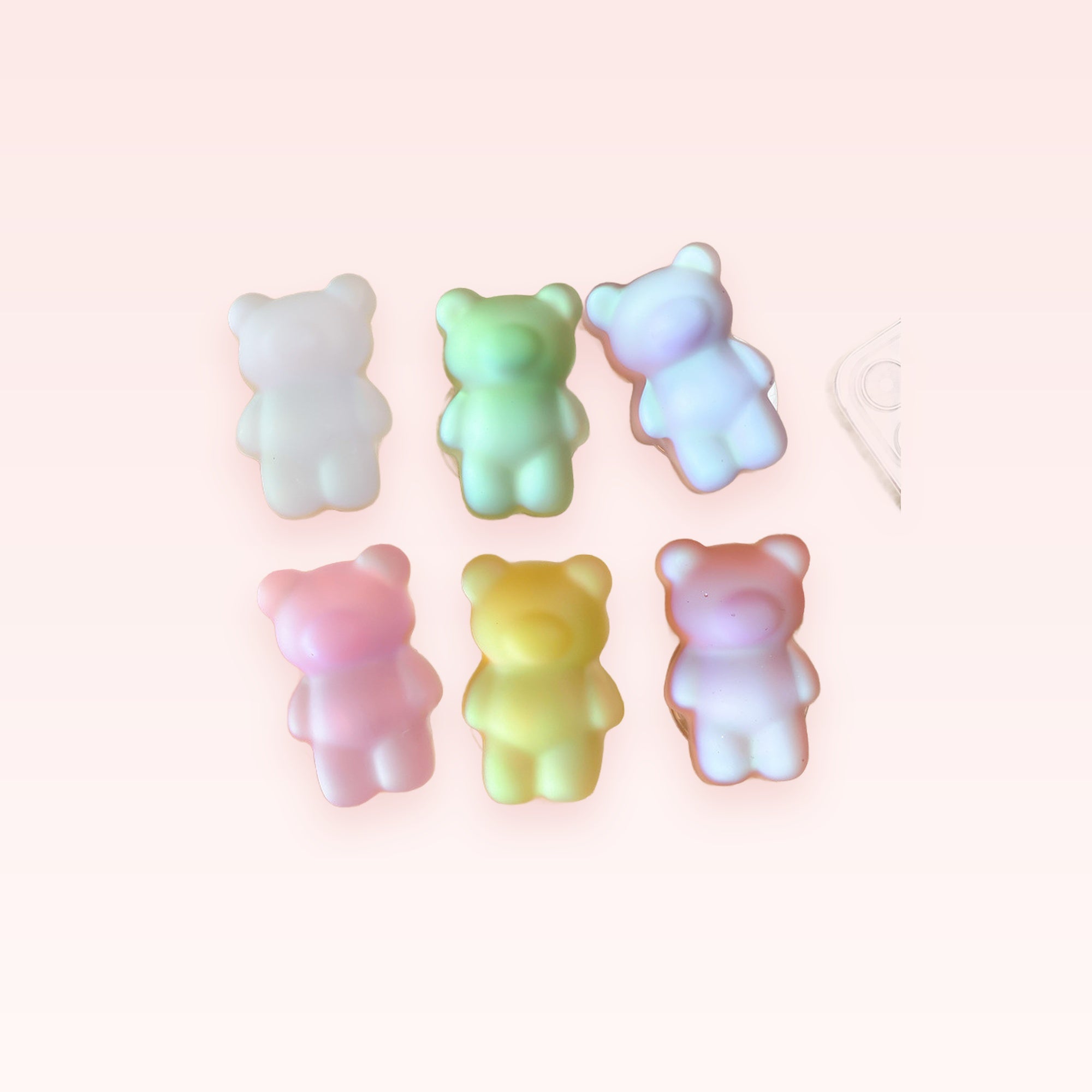 Kawaii Gummy Bear Phone Grip | Pastel Pop Socket Holder | Cute Phone Accessory | Y2K Aesthetic | Gift for Her