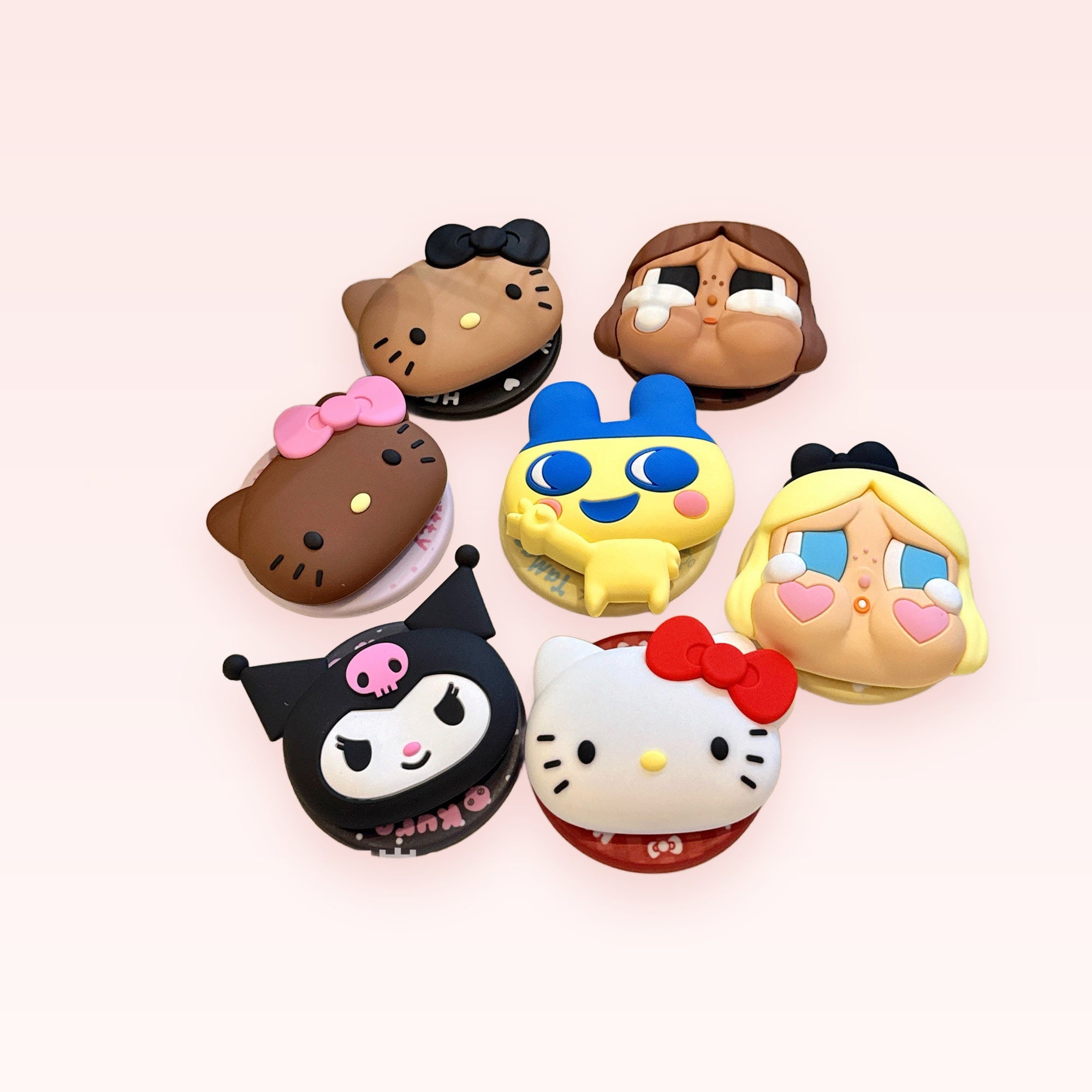 Kawaii Cartoon Character Phone Grip | Cute Pop Socket Stand for Phones