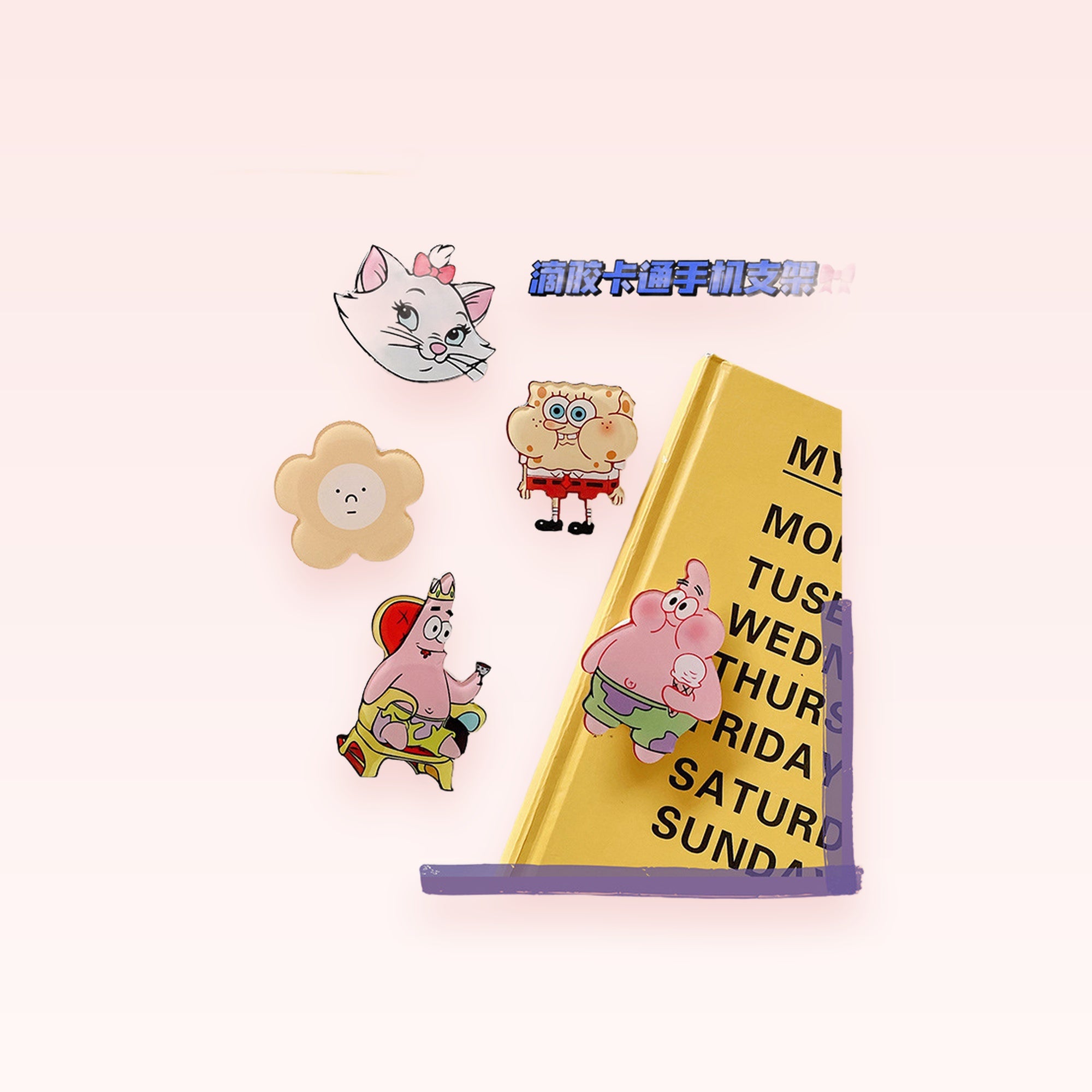 Cute Cartoon Phone Grips | Kawaii Pop Socket Stand for Phones