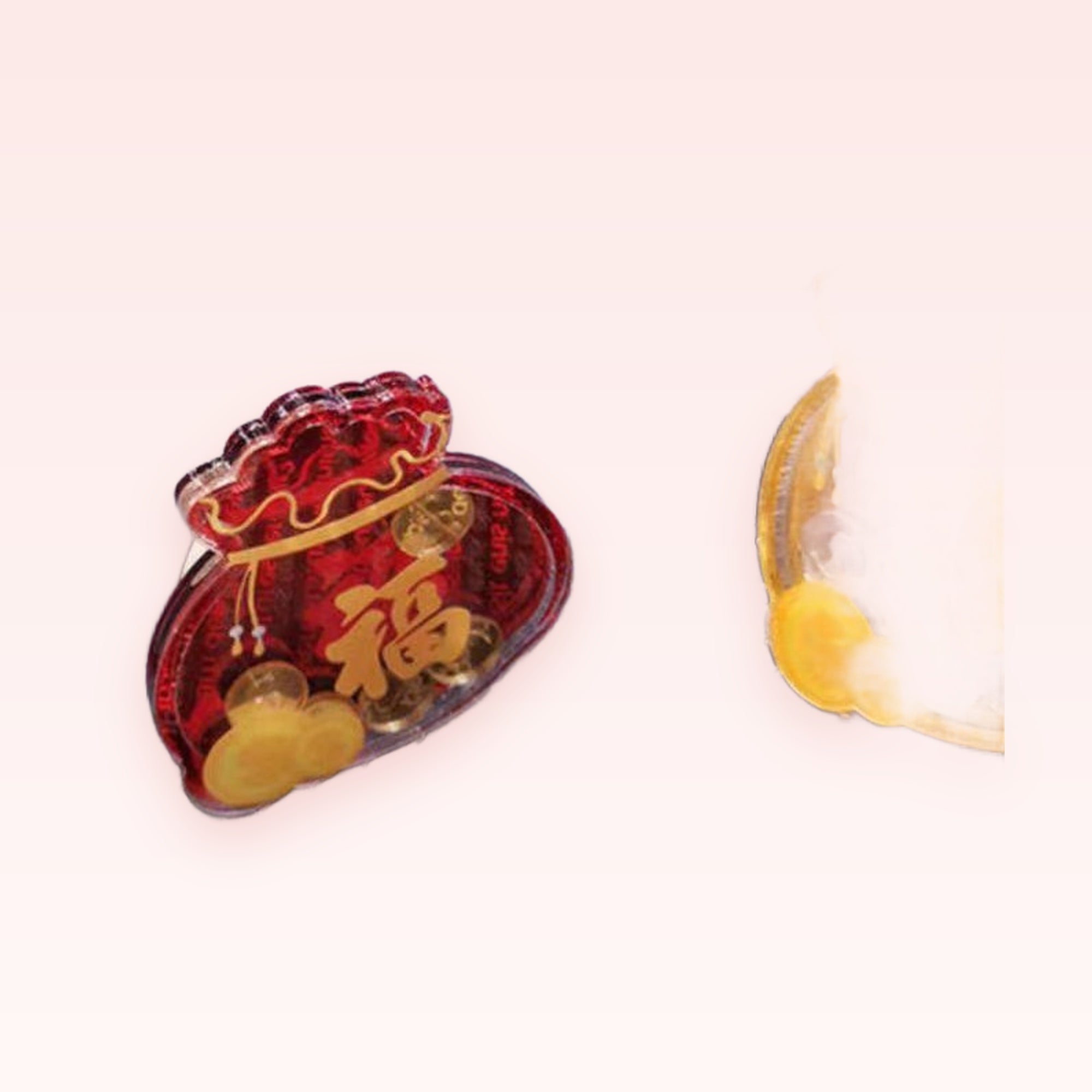 Red Lucky Money Bag Phone Grip | Cute Gold Ingot Pop Socket Stand
