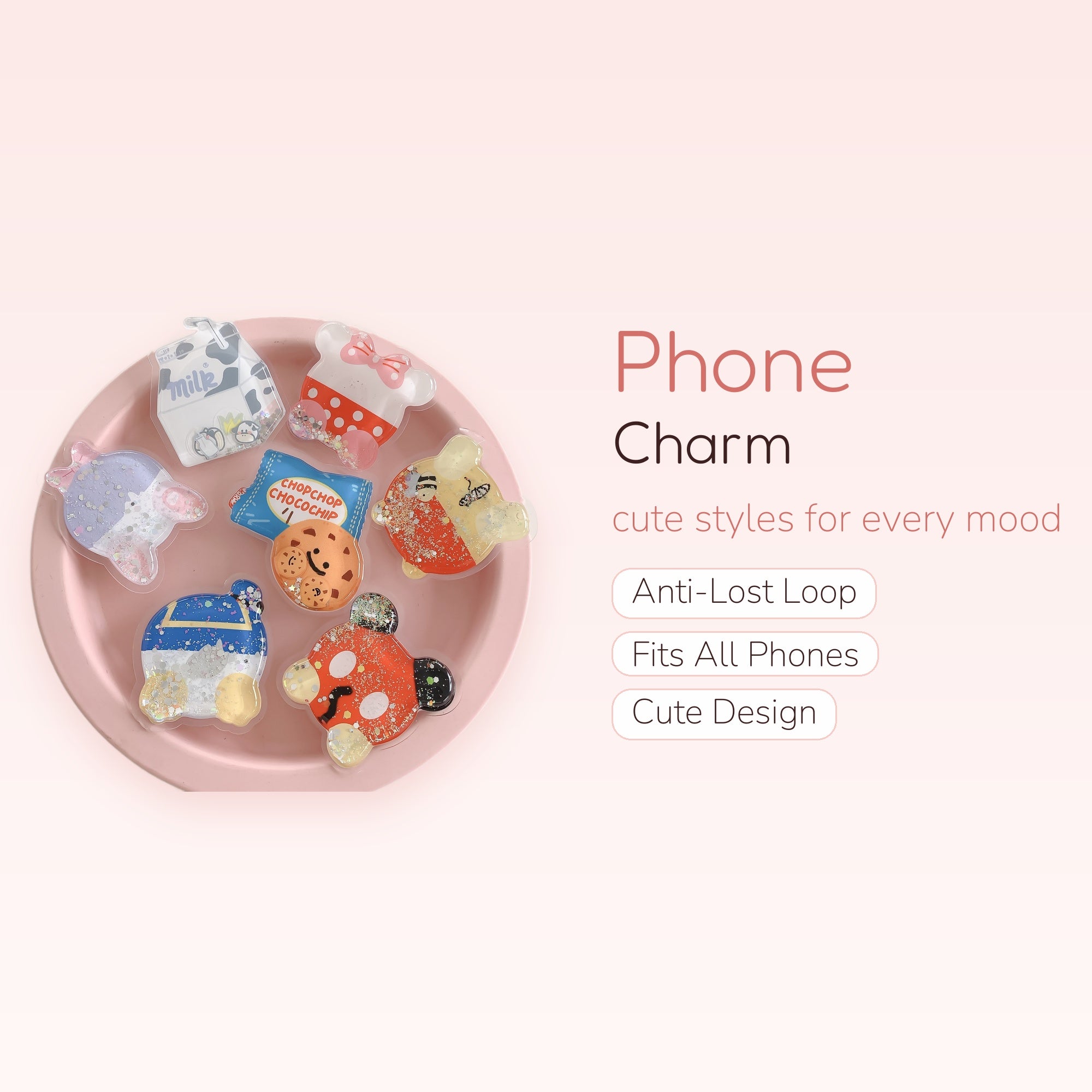 SIMPLYBUBBI Phone Charm #0075