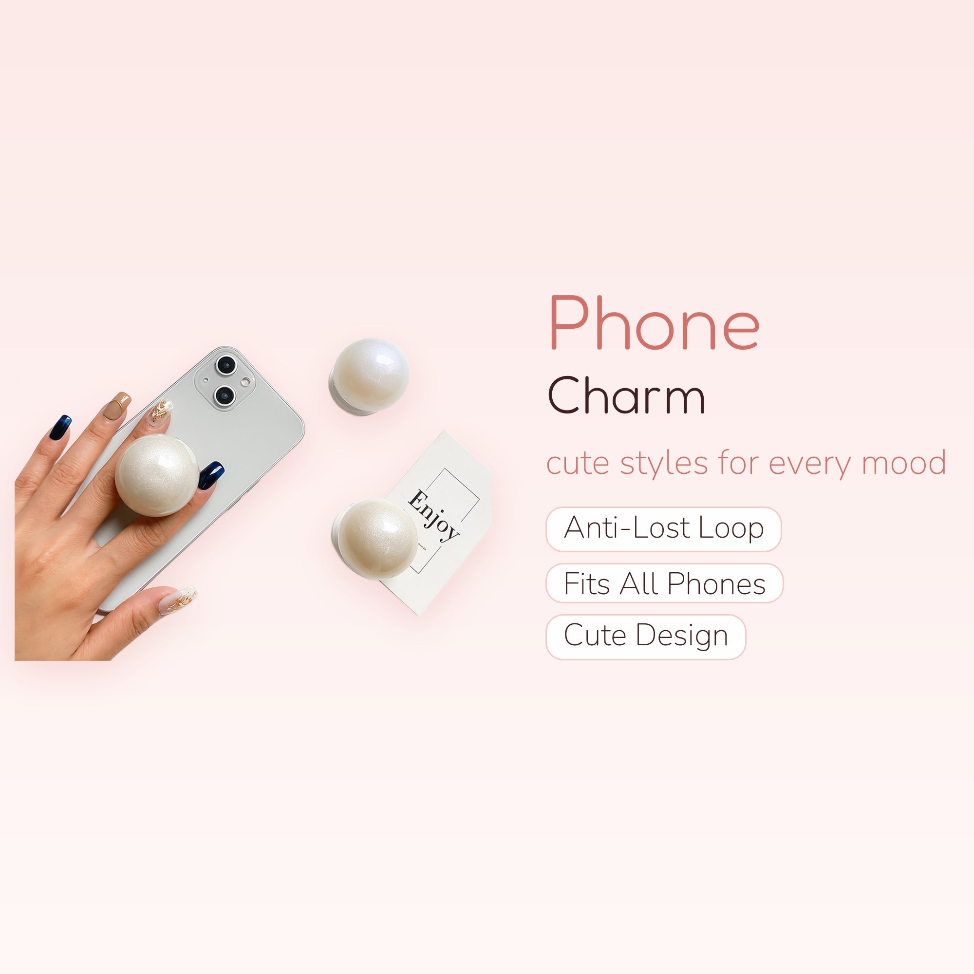 glitter phone holder - United Kingdom | SIMPLYBUBBI Phone Charm