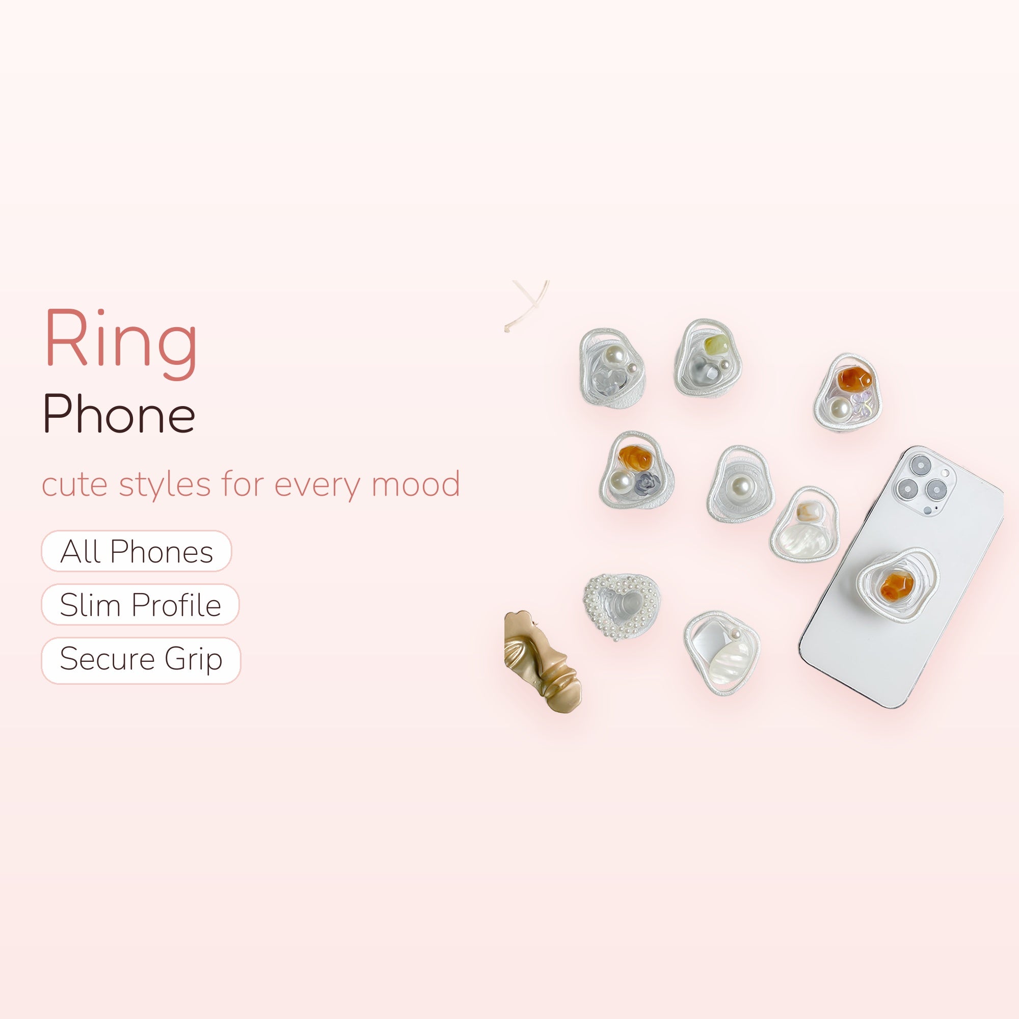 COMMONKUNST Gorgeous Pearl gem Theme | SIMPLYBUBBI Phone Ring