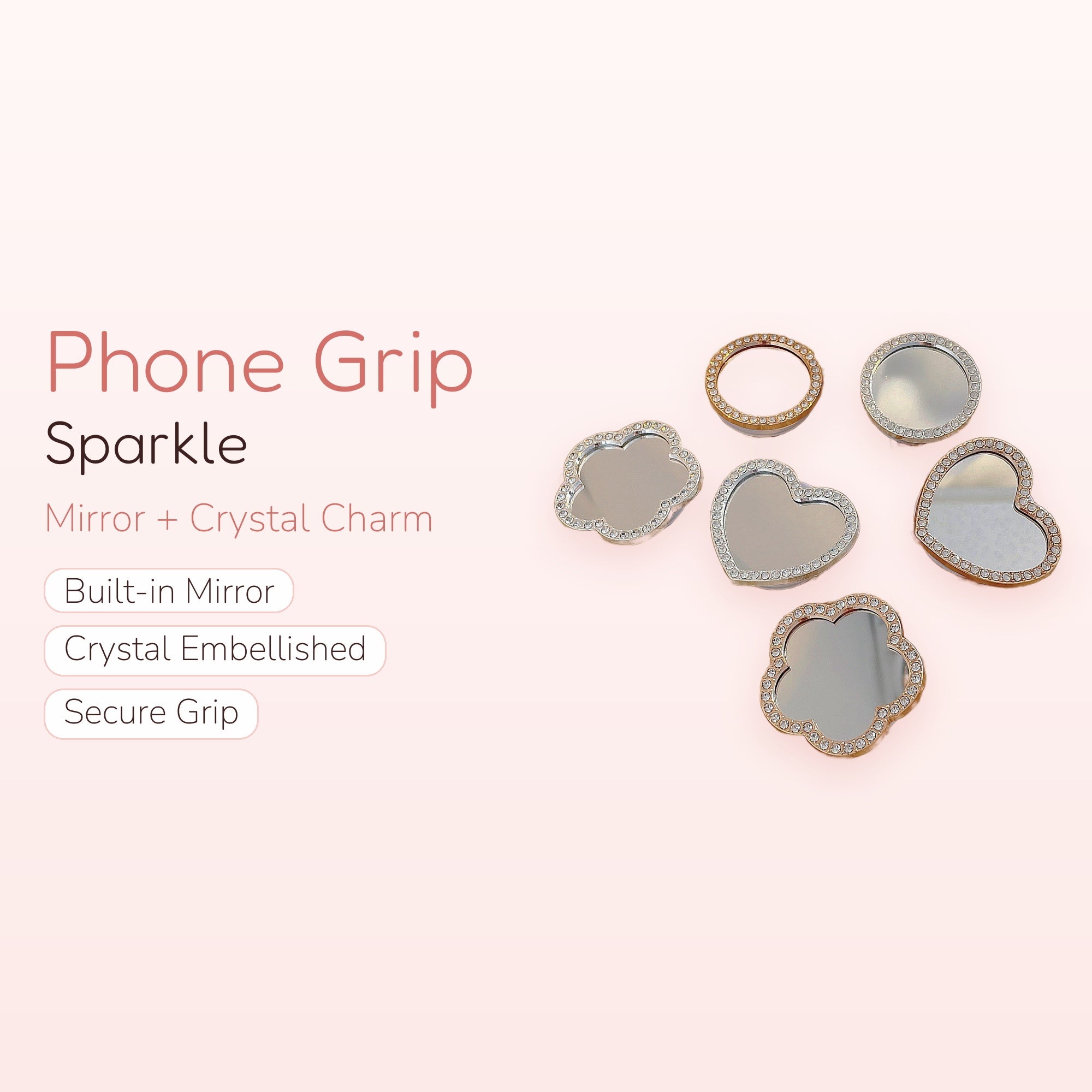 La Camellia — Vintage Pearl Floral Phone Wrist Strap