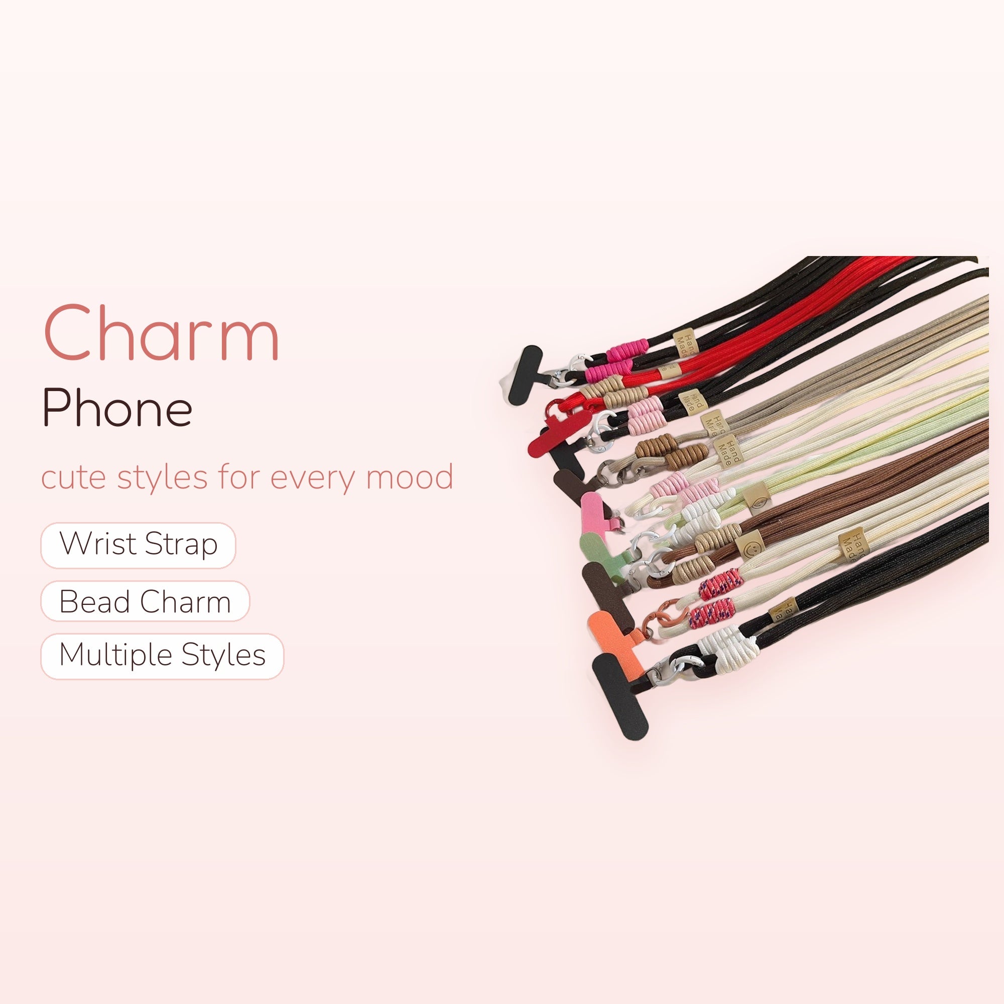 SIMPLYBUBBI — Assorted Braided Cords Phone Lanyard | Adjustable Neck Strap