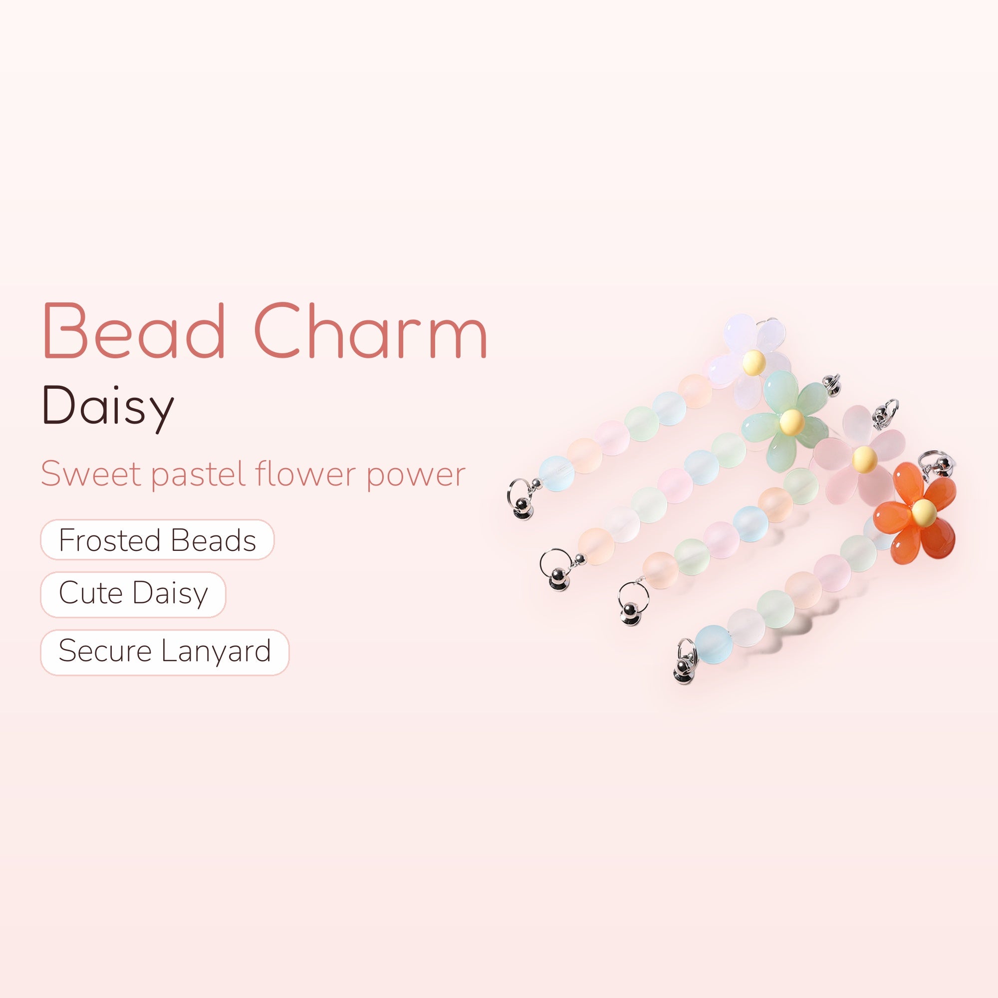 Star Spell — Pastel Phone Charm Strap with Star Pendant