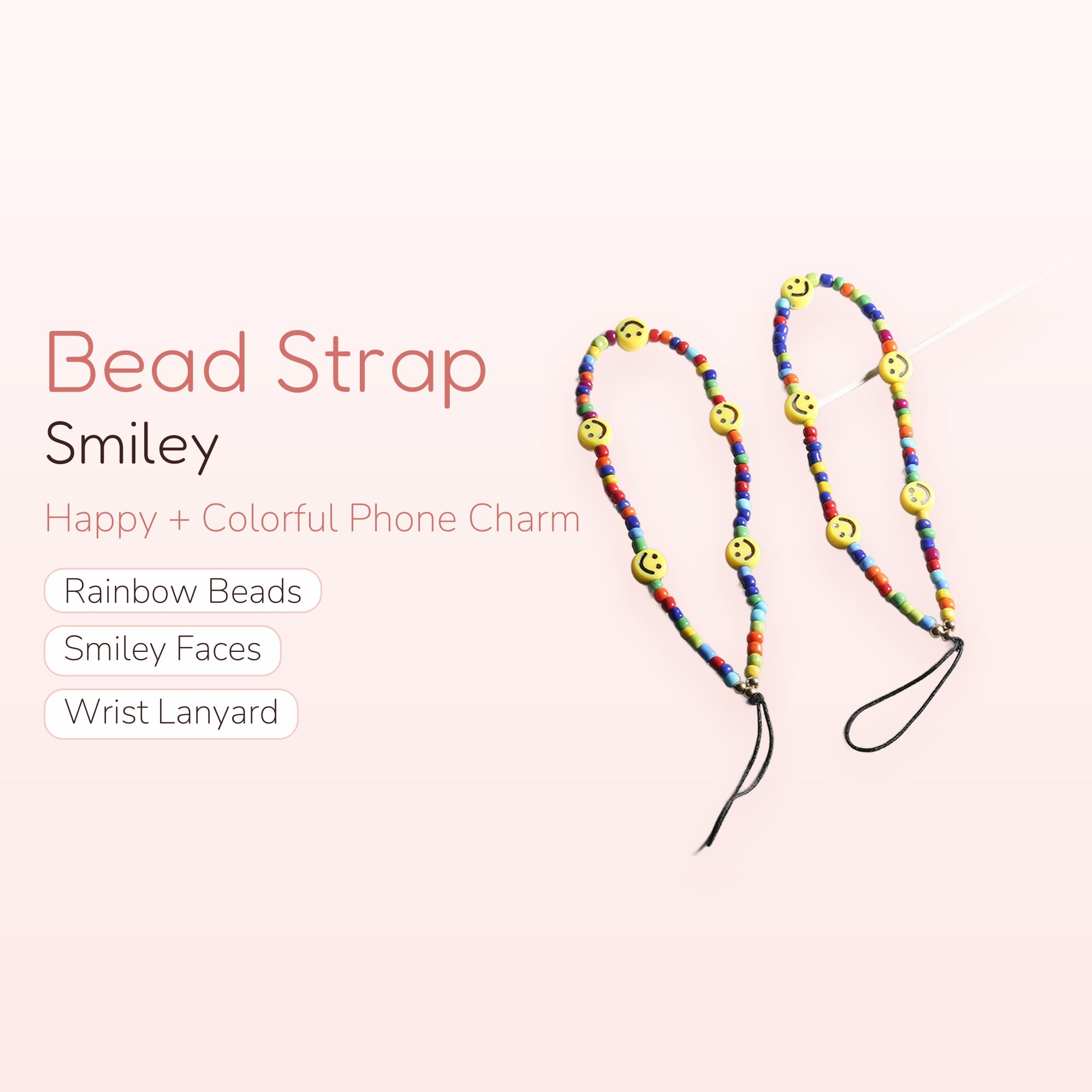 Berry Sweet — Resin Strawberry Beaded Phone Wrist Strap