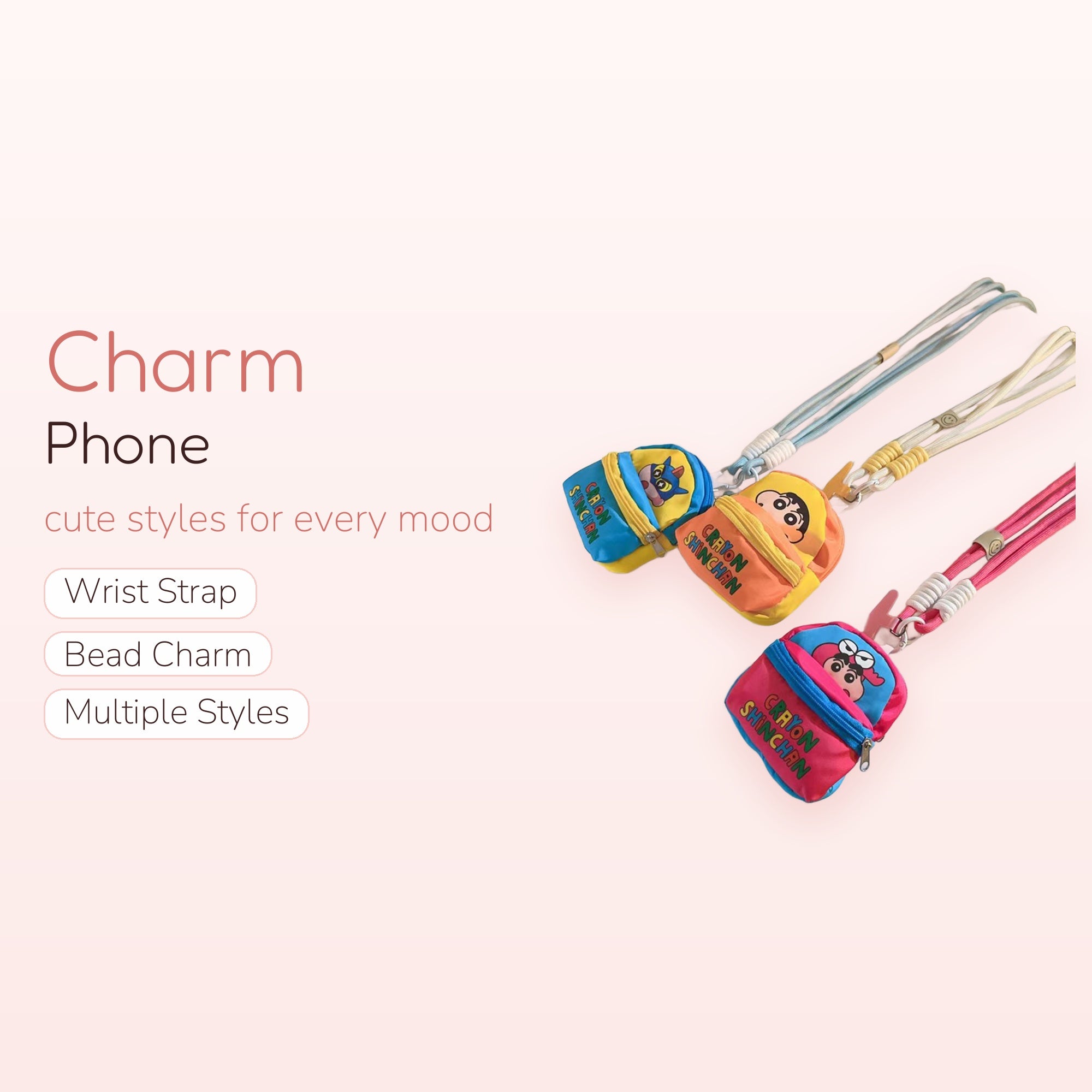SIMPLYBUBBI — Mini Cartoon Rucksack Keychain | Cute Anime Lanyard Strap
