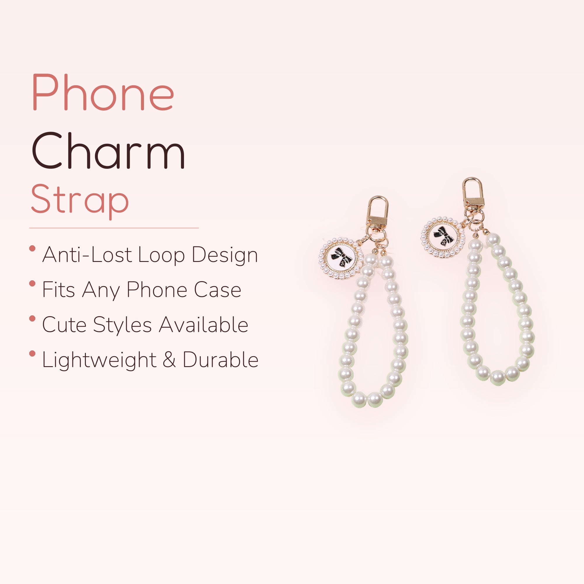Leap of Faith — Rainbow Bead & Frog Phone Charm Wrist Strap