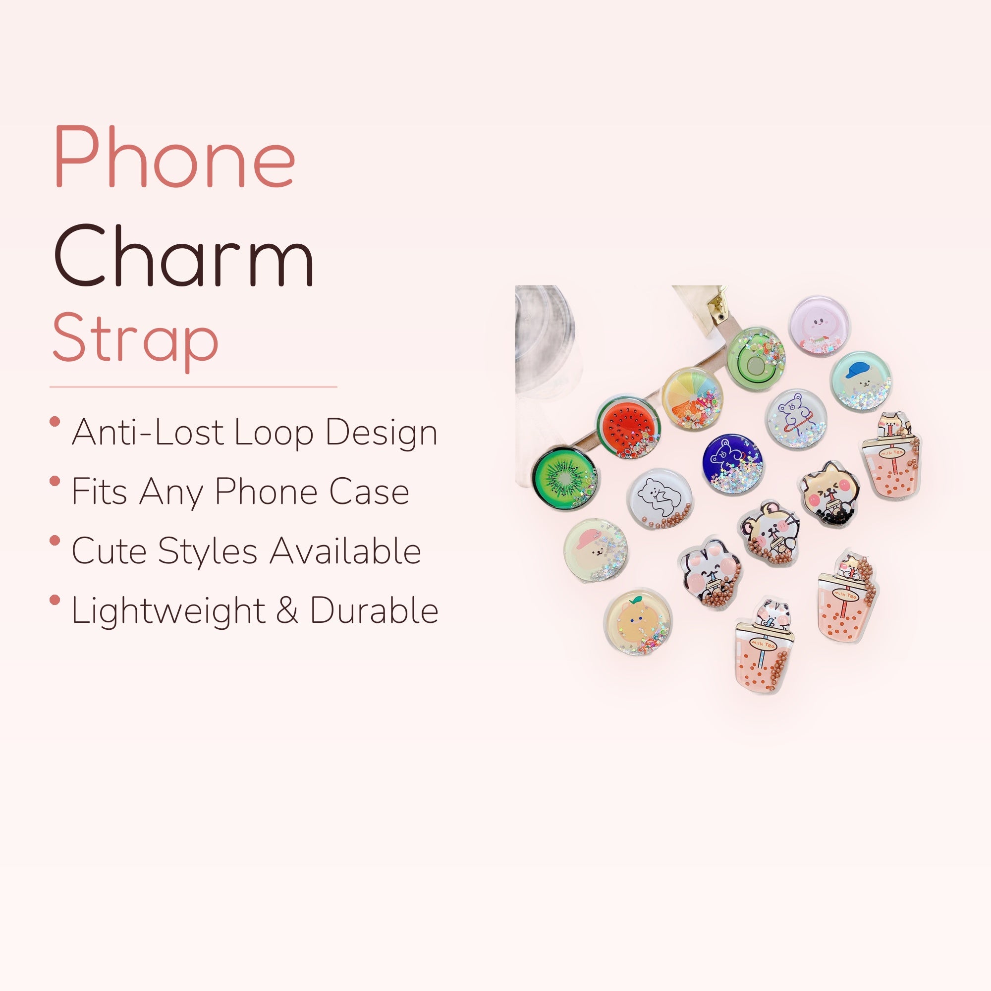 Kawaii Glitter Phone Grip | Cute Pop Socket Stand for Phones