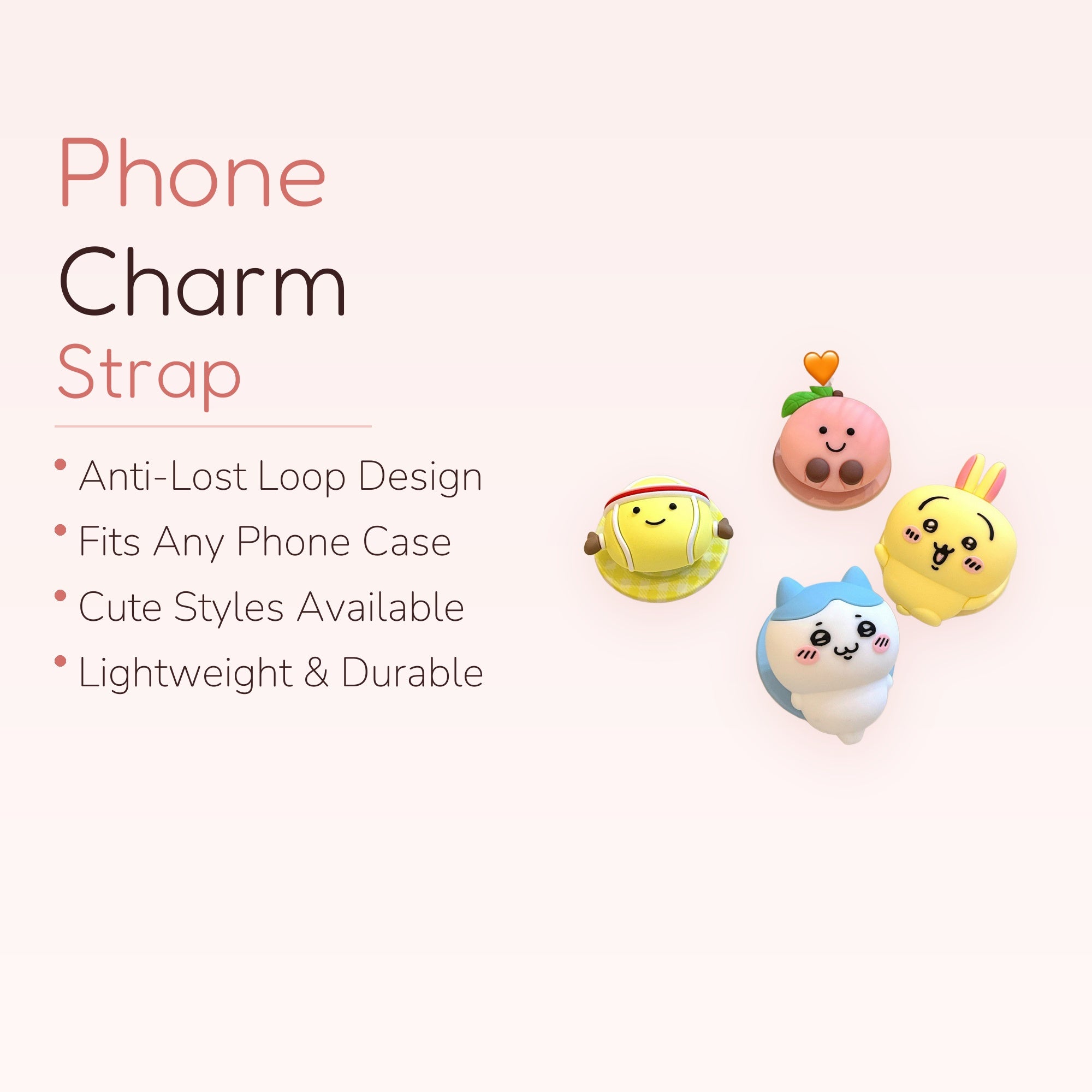 Kawaii Cartoon Magsafe Phone Grip | Cute Animal & Fruit Pop Socket Stand