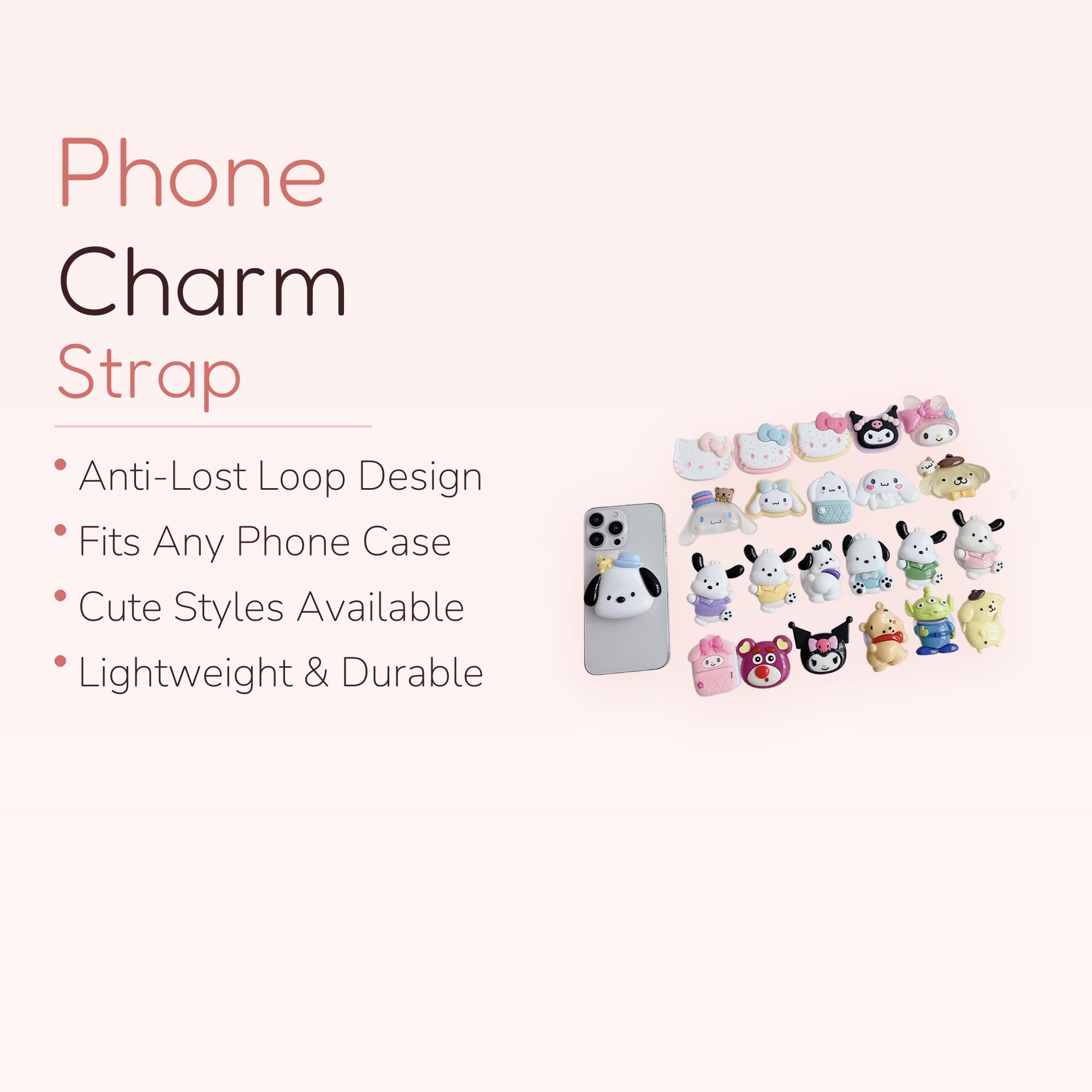 SIMPLYBUBBI — Cute Cartoon Character Phone Grip | Silicone Pop Socket Stand
