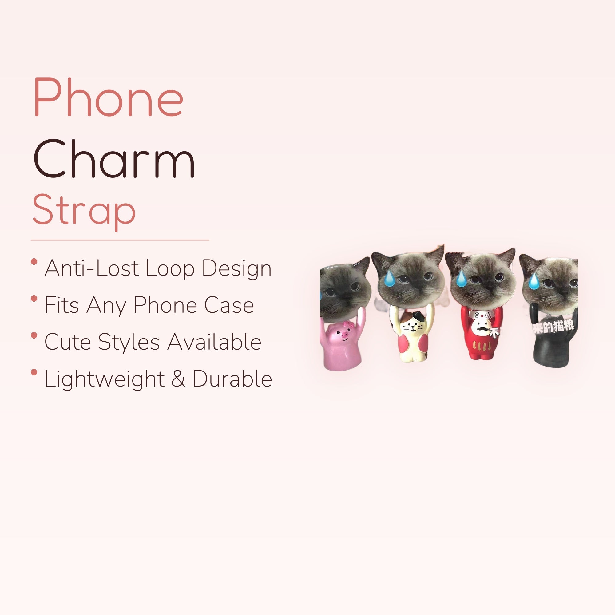 Kawaii Cat Phone Stand | Cute Animal Resin Desk Holder | Funny Cat Gift | Aesthetic Phone Accessory | Gift for Her
