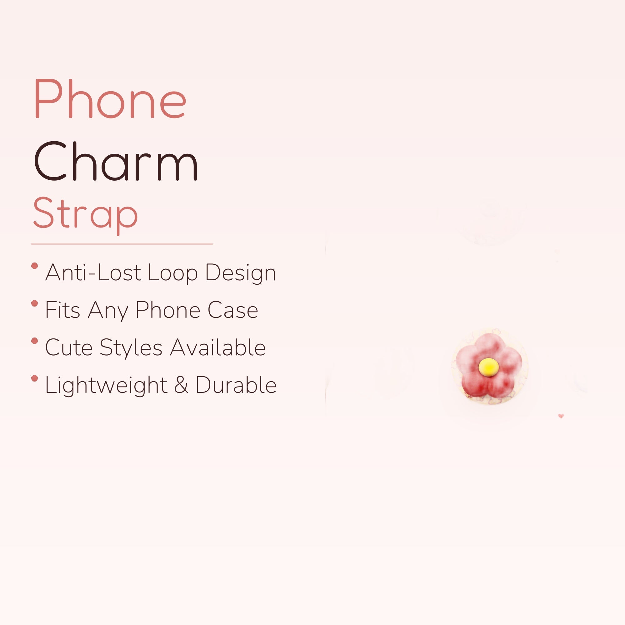 Cute Flower Phone Grip | Kawaii Pastel Silicone Pop Socket Stand